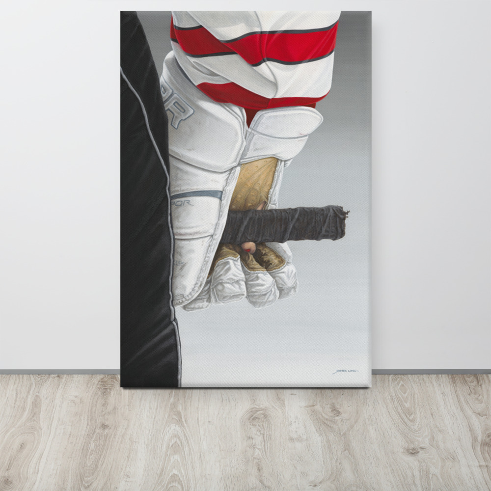 CANVAS HKY GRL: Silky Mitts Canvas