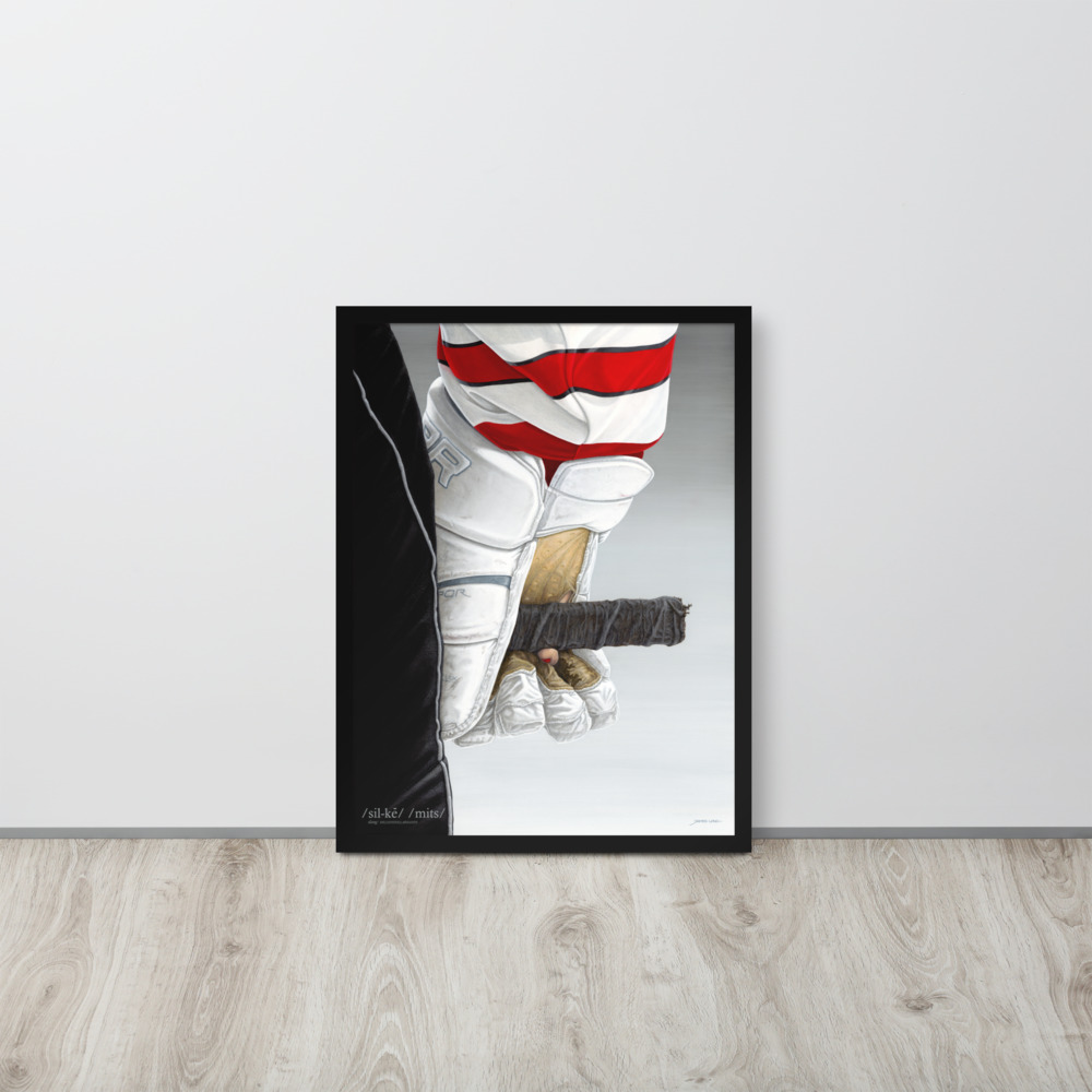 HKY GRL: Silky Mitts with slang Framed poster - Image 7