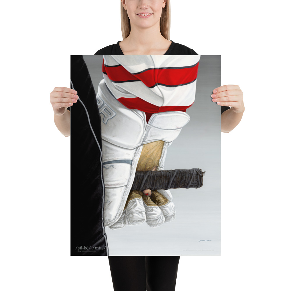 HKY GRL: Silky Mitts with slang Poster - 18×24