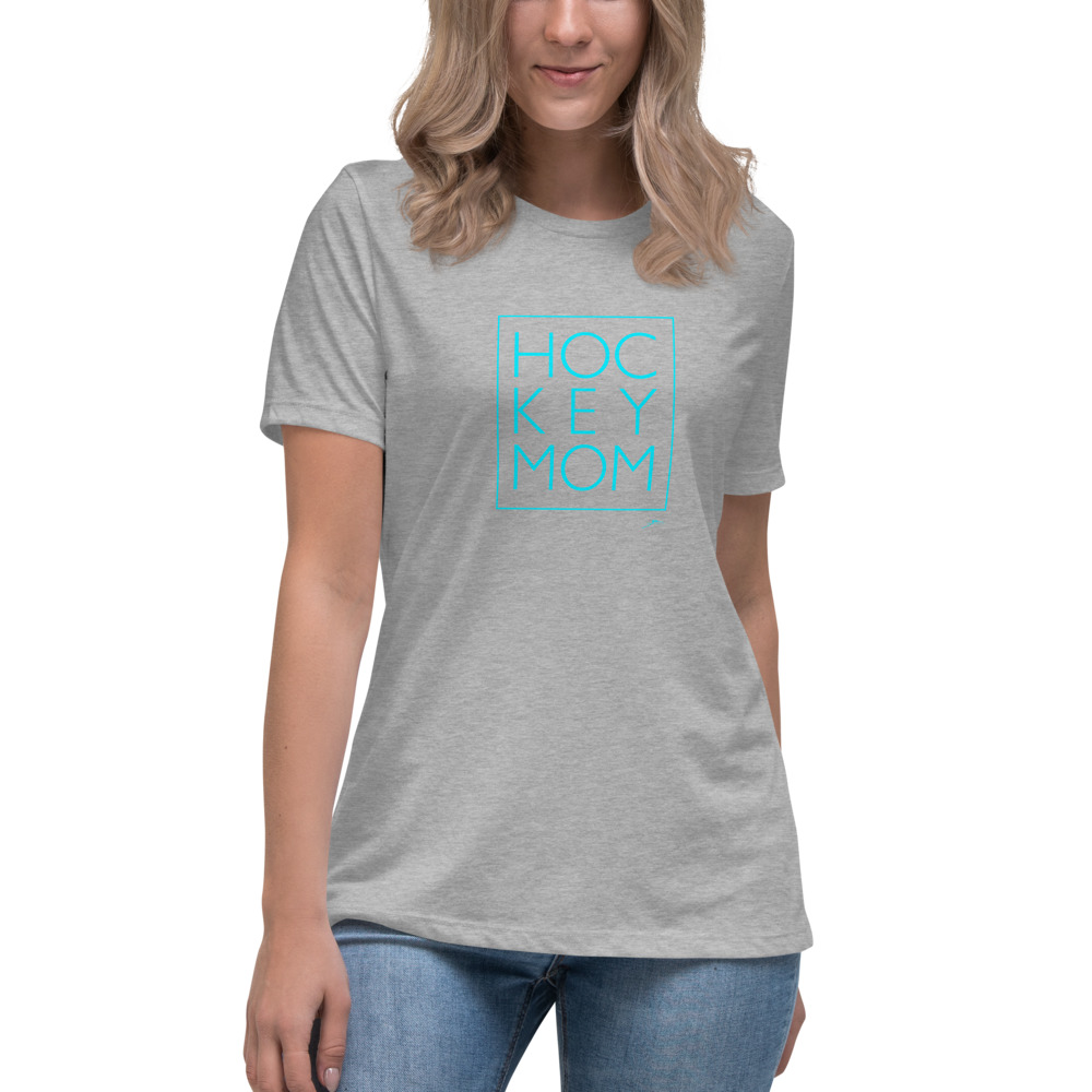 HOCKEY MOM Women's Relaxed T-Shirt - Image 5