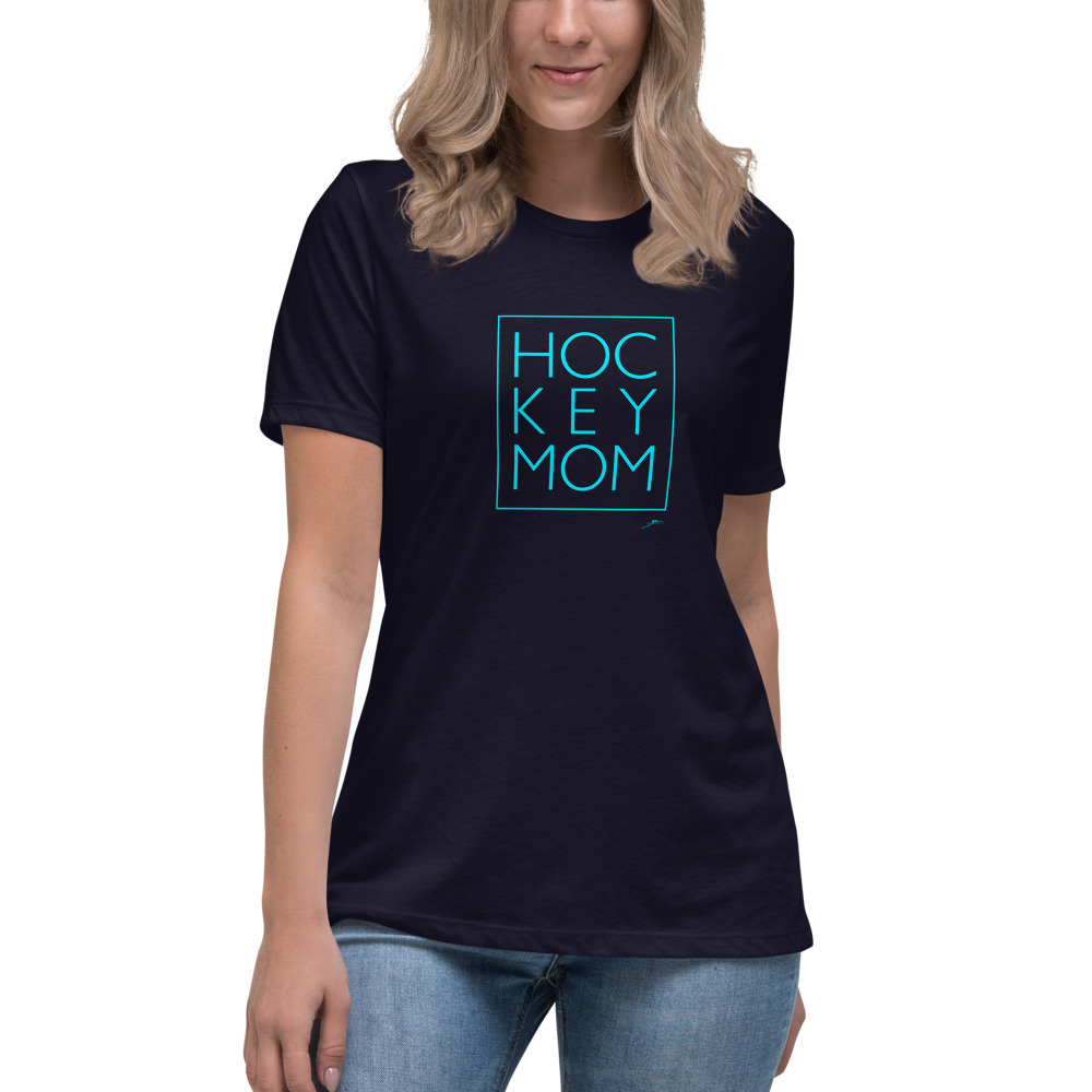HOCKEY MOM Women's Relaxed T-Shirt - Image 2