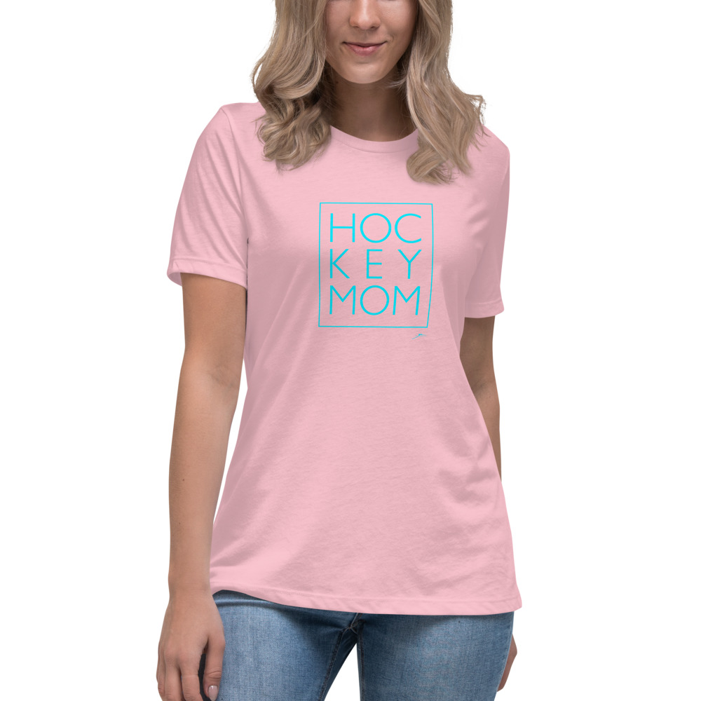HOCKEY MOM Women's Relaxed T-Shirt - Image 6