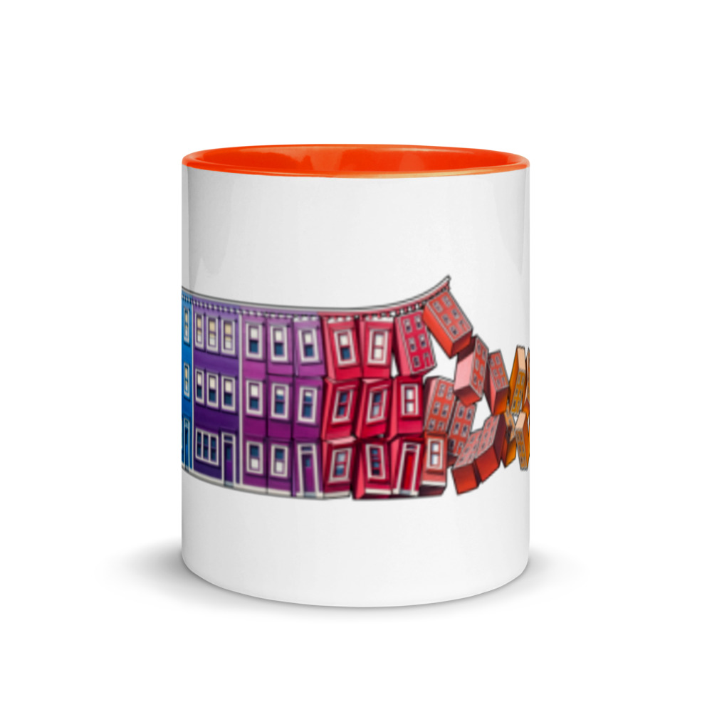 JELLYBEAN BLOW Mug with Color Inside - Image 9