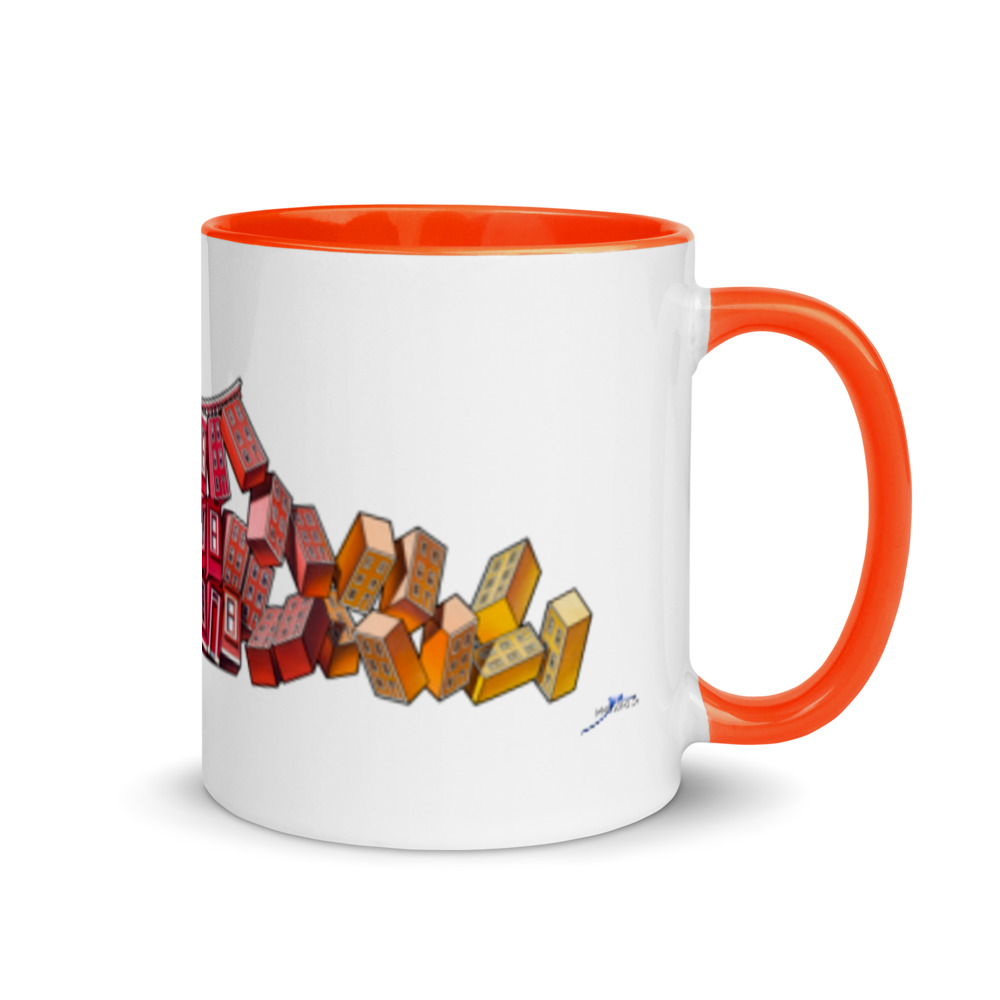 JELLYBEAN BLOW Mug with Color Inside - Image 8