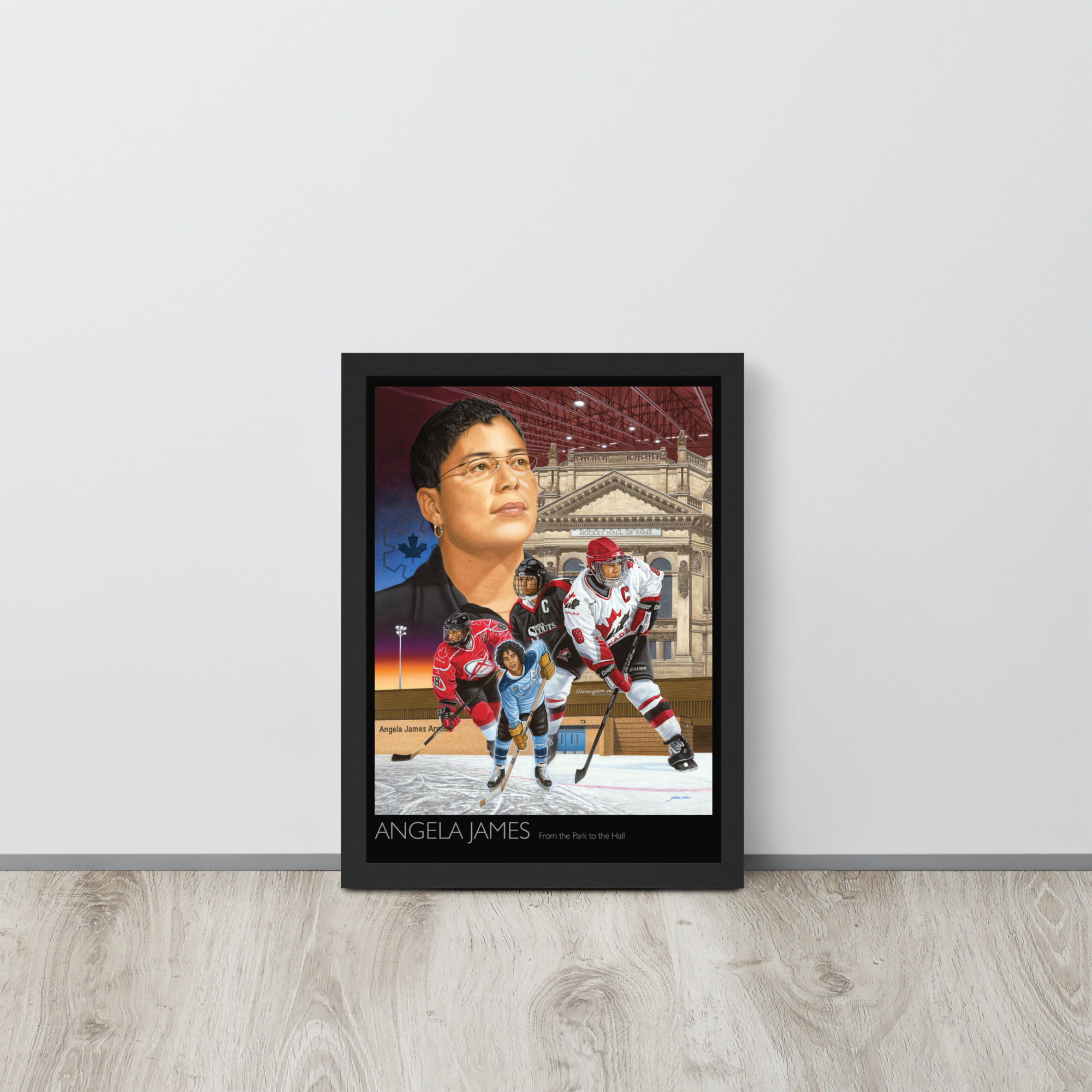 ANGELA JAMES: Framed Print Black Border - Image 3