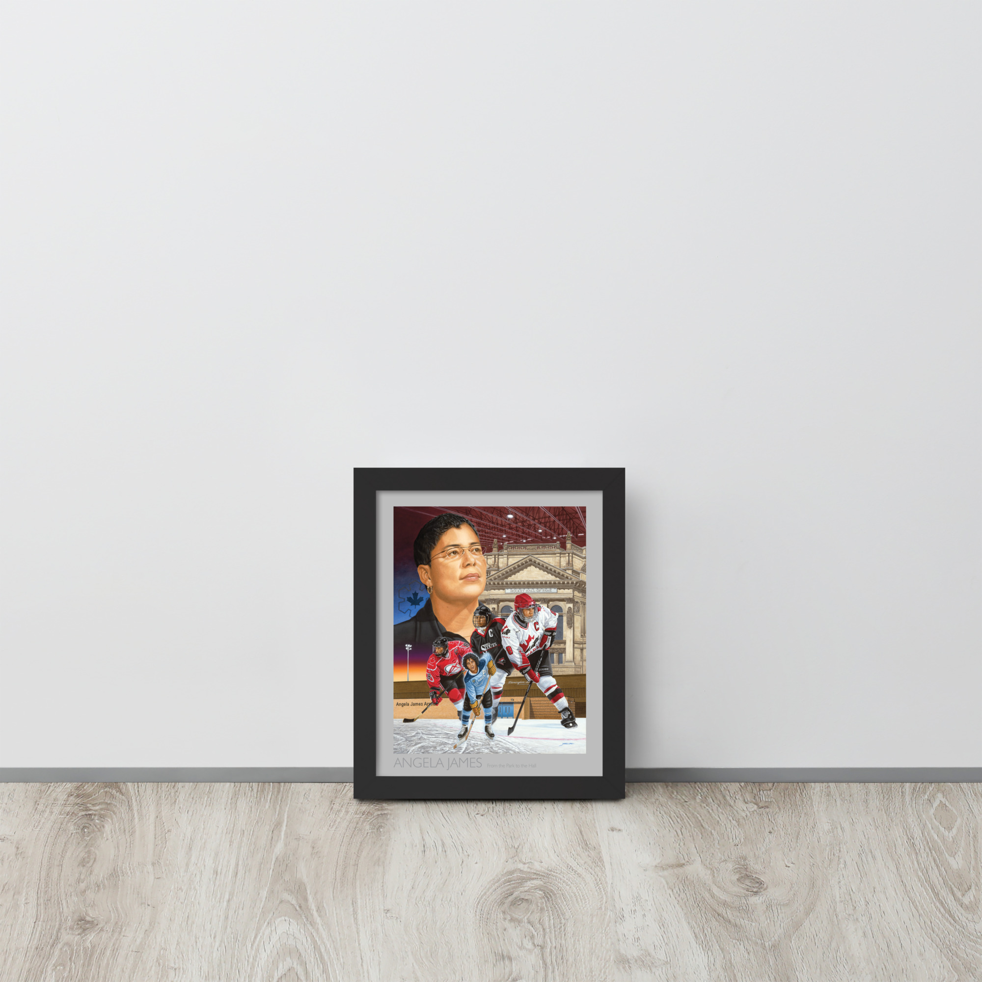 ANGELA JAMES: Framed Print Silver Grey Border - Image 2