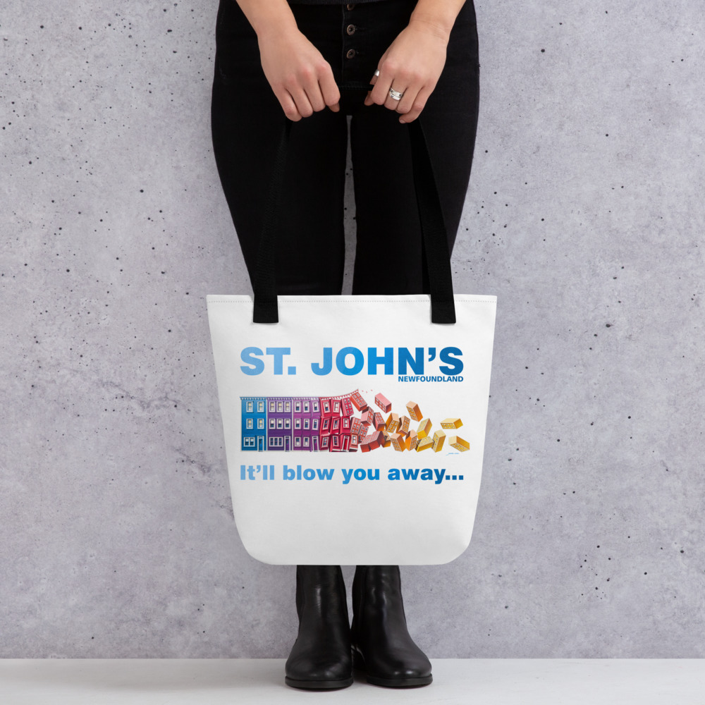 ST. JOHN'S It'll blow you away Tote bag - Image 7