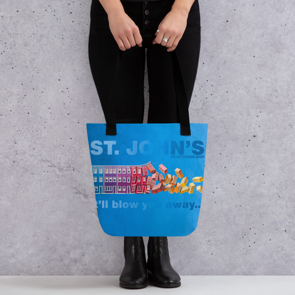 ST. JOHN'S It'll blow you away (full colour) Tote bag - Image 2