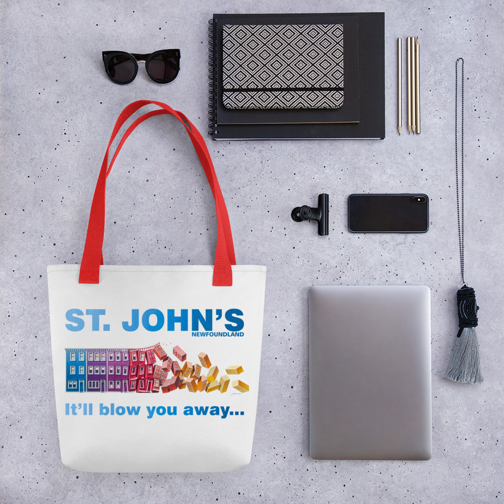 ST. JOHN'S It'll blow you away Tote bag - Image 5