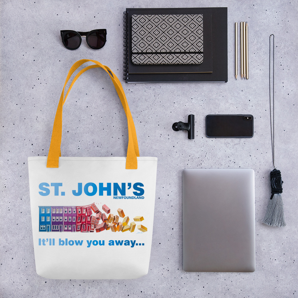 ST. JOHN'S It'll blow you away Tote bag - Image 4
