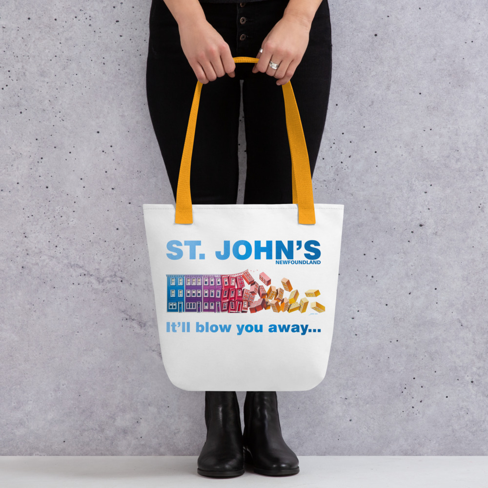 ST. JOHN'S It'll blow you away Tote bag - Image 3