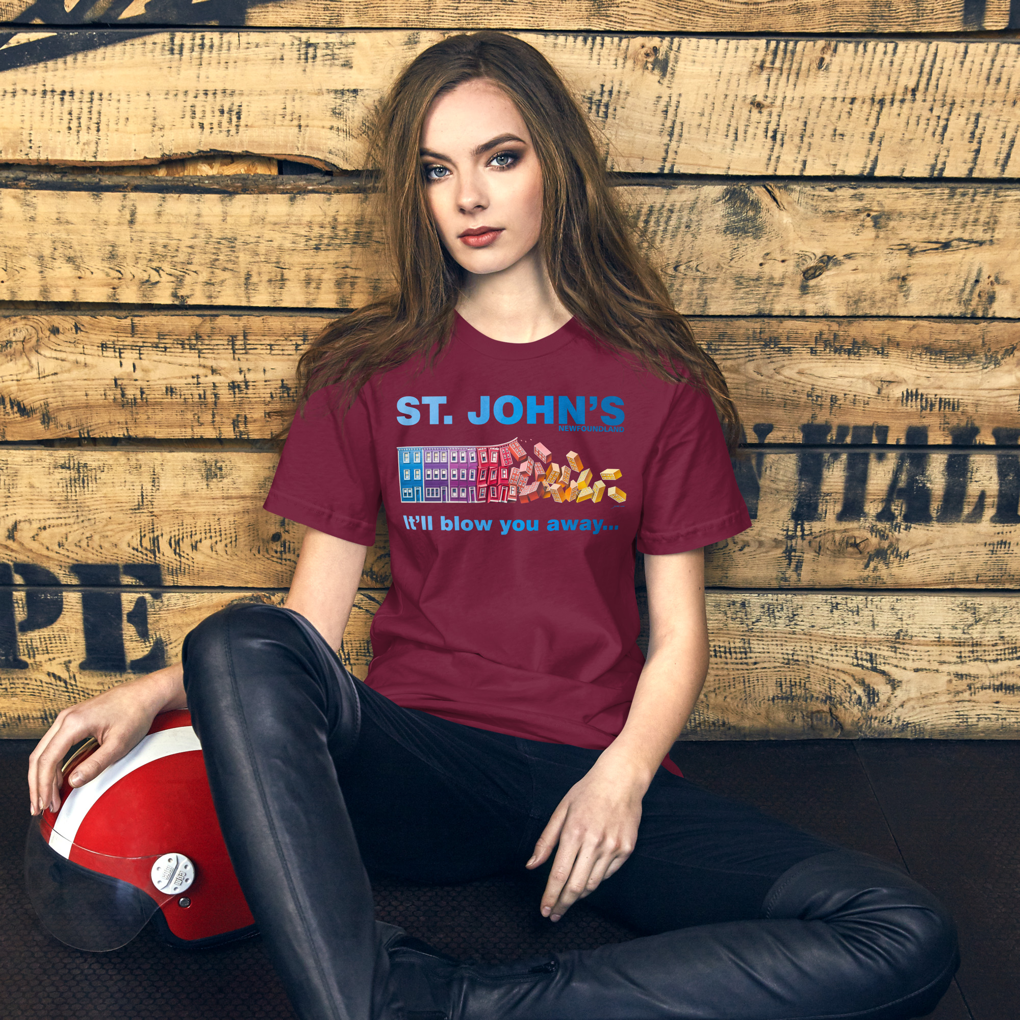 ST. JOHN'S  It'll blow you away...Unisex t-shirt