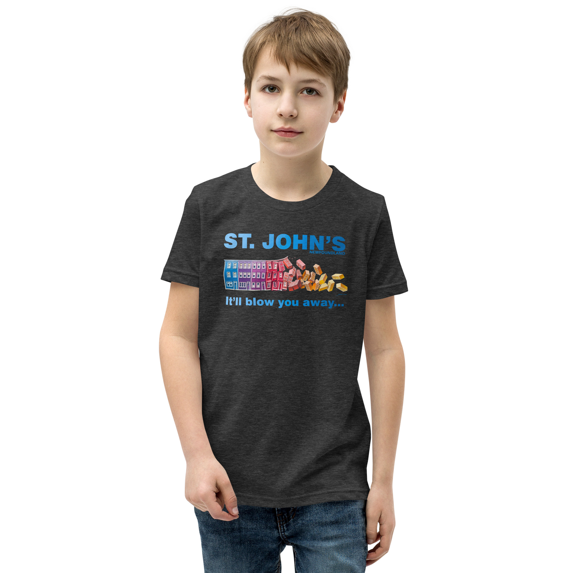 ST. JOHN'S It'll blow you away BOY'S Youth Short Sleeve T-Shirt - Image 14