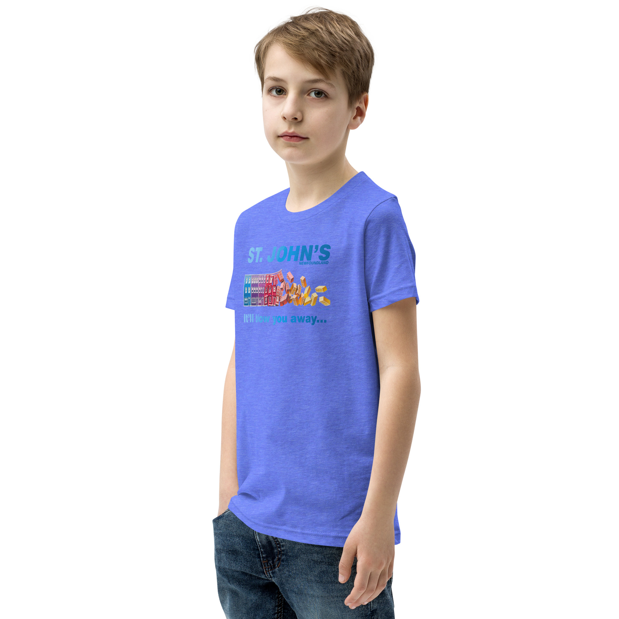 ST. JOHN'S It'll blow you away BOY'S Youth Short Sleeve T-Shirt - Image 27
