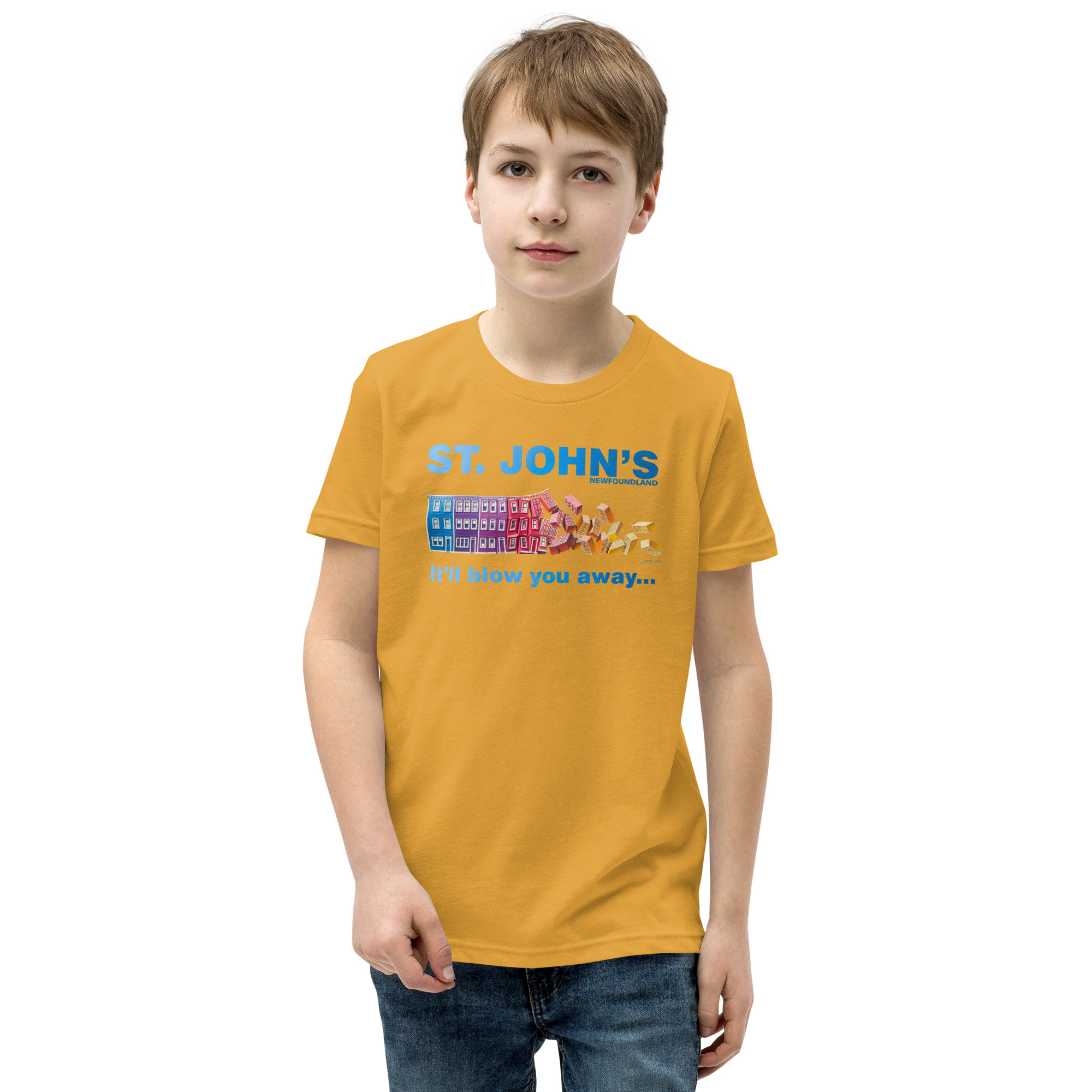 ST. JOHN'S It'll blow you away BOY'S Youth Short Sleeve T-Shirt - Image 31