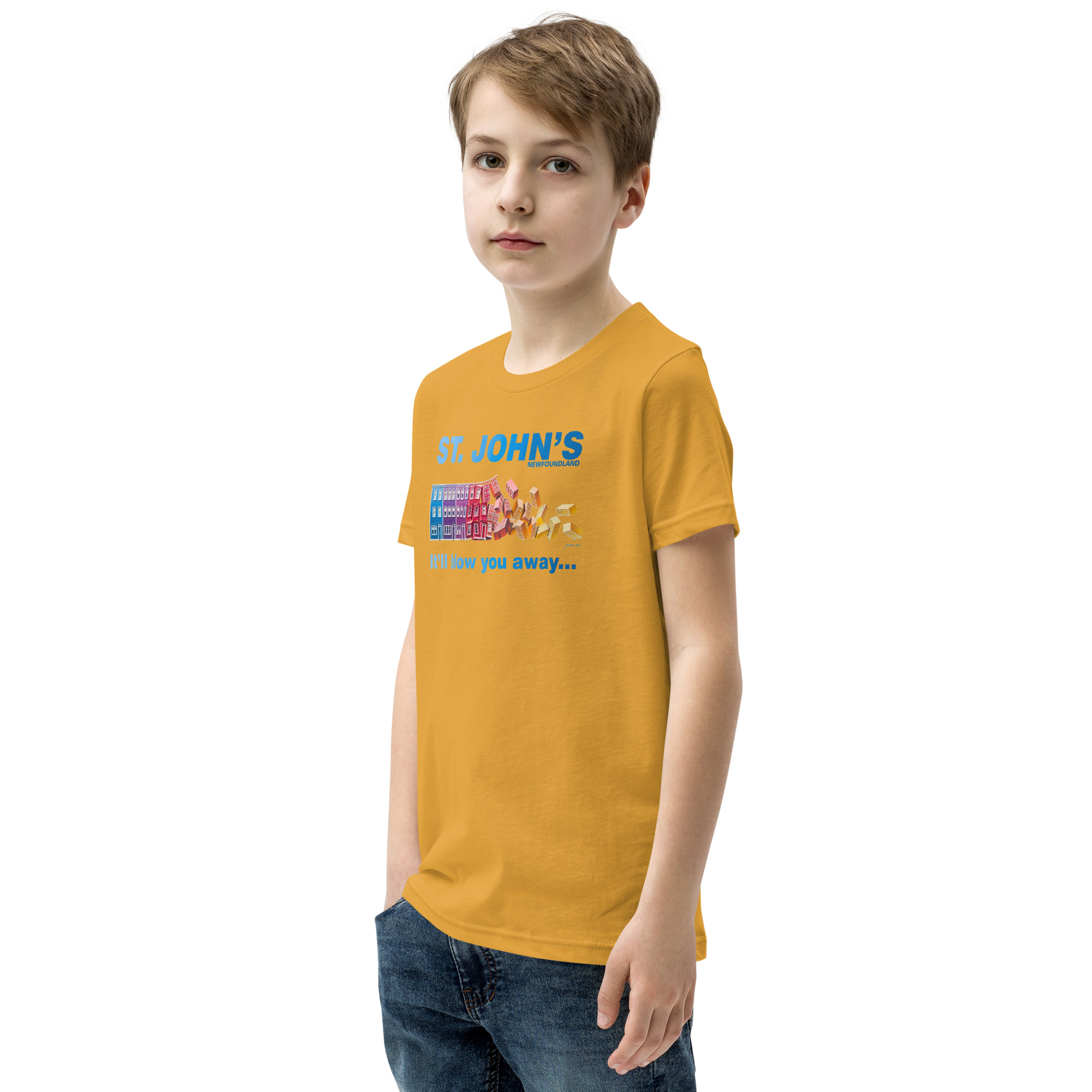ST. JOHN'S It'll blow you away BOY'S Youth Short Sleeve T-Shirt - Image 33