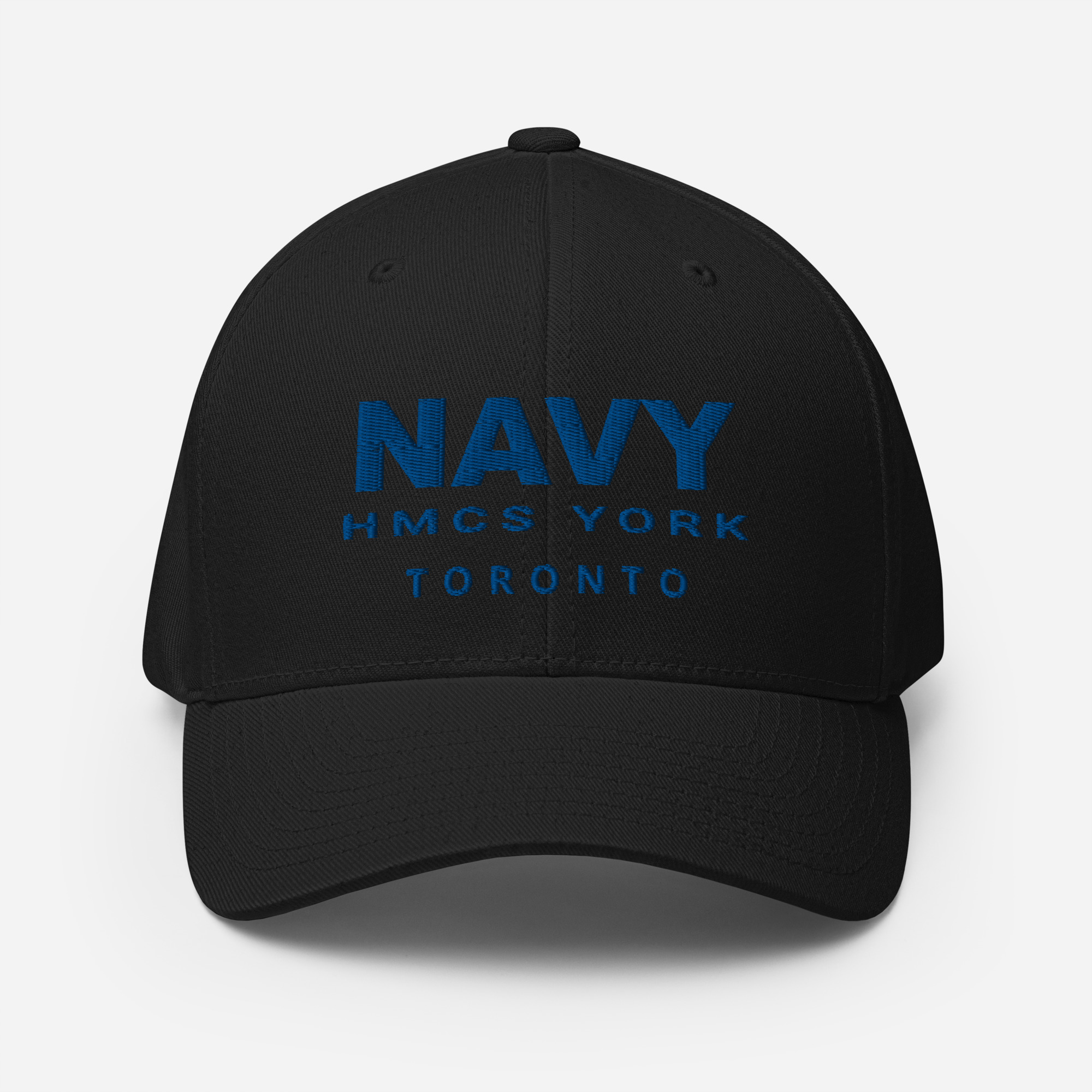 NAVY HMCS YORK Structured Twill Cap (Blue Thread) - Image 10