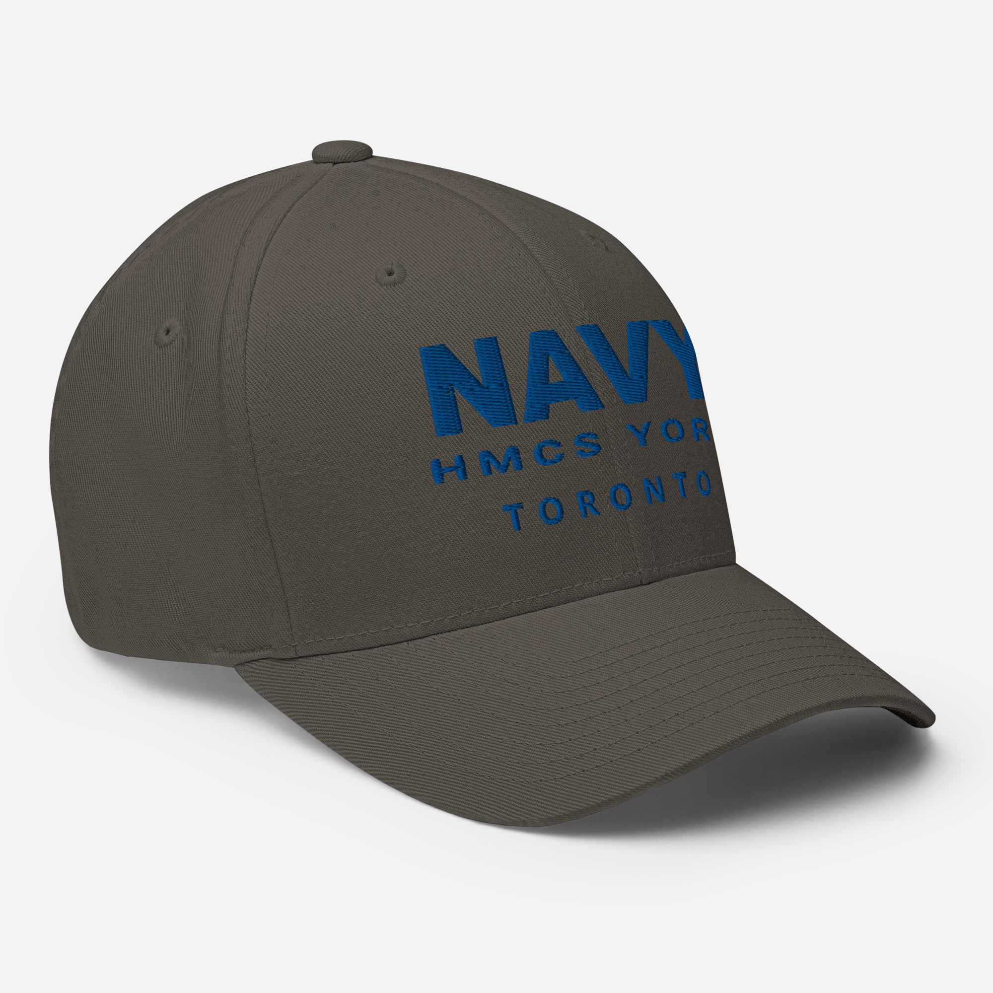 NAVY HMCS YORK Structured Twill Cap (Blue Thread) - Image 21