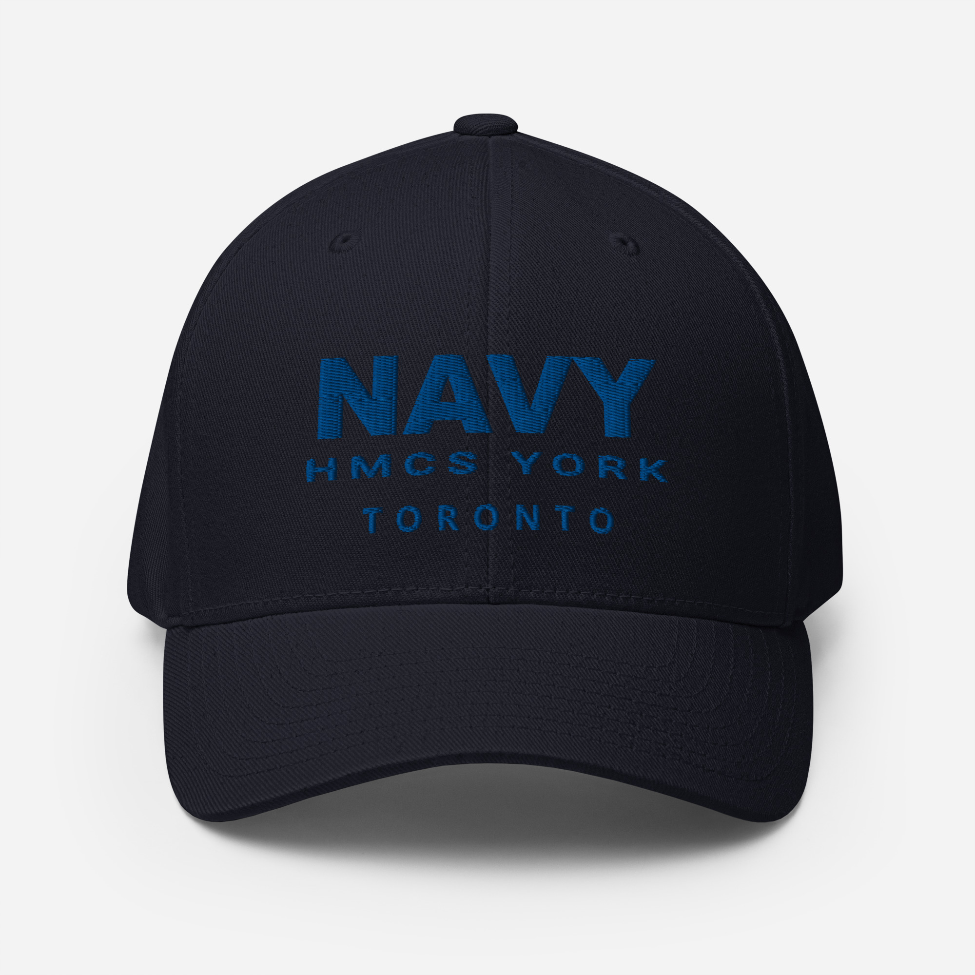 NAVY HMCS YORK Structured Twill Cap (Blue Thread) - Image 6