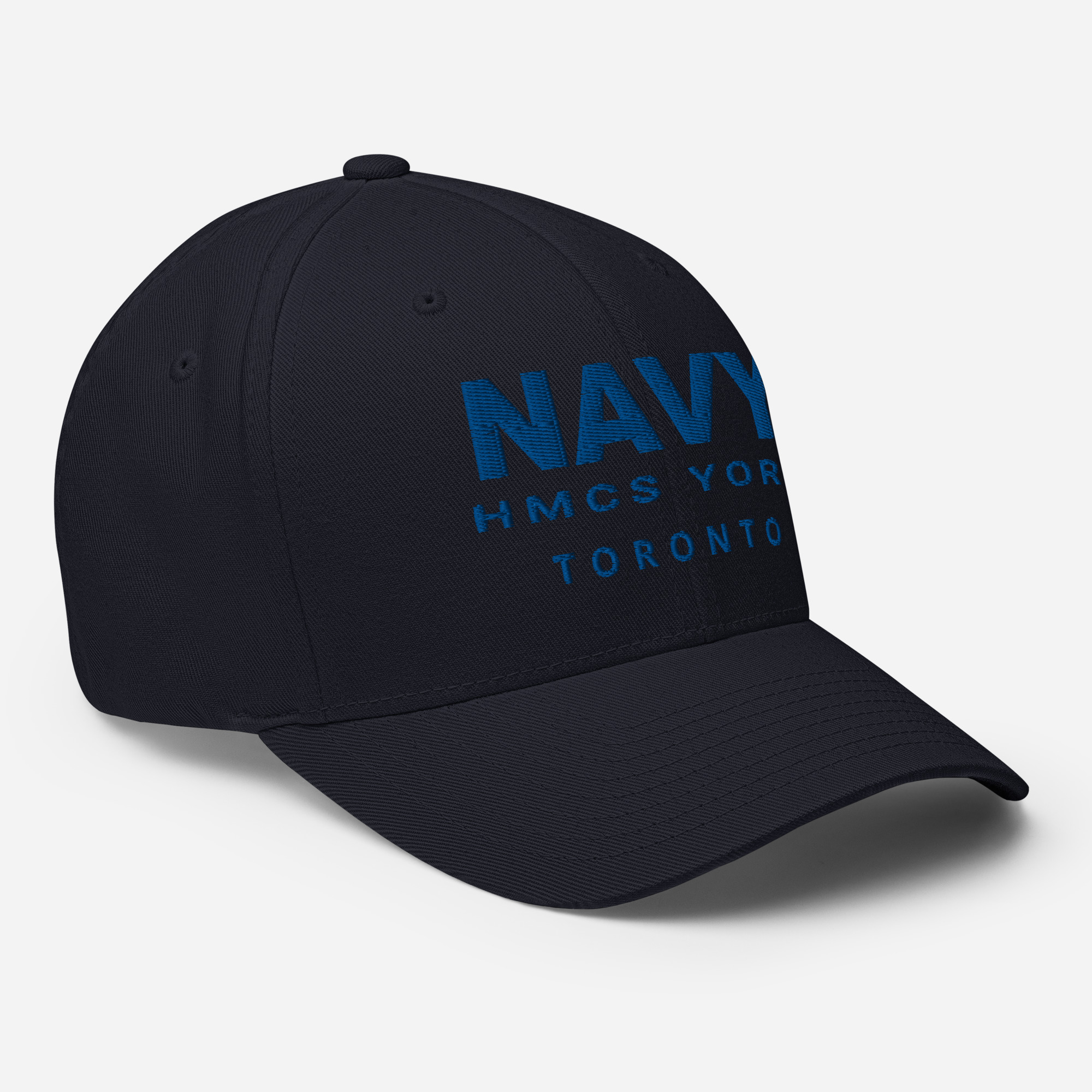 NAVY HMCS YORK Structured Twill Cap (Blue Thread) - Image 9