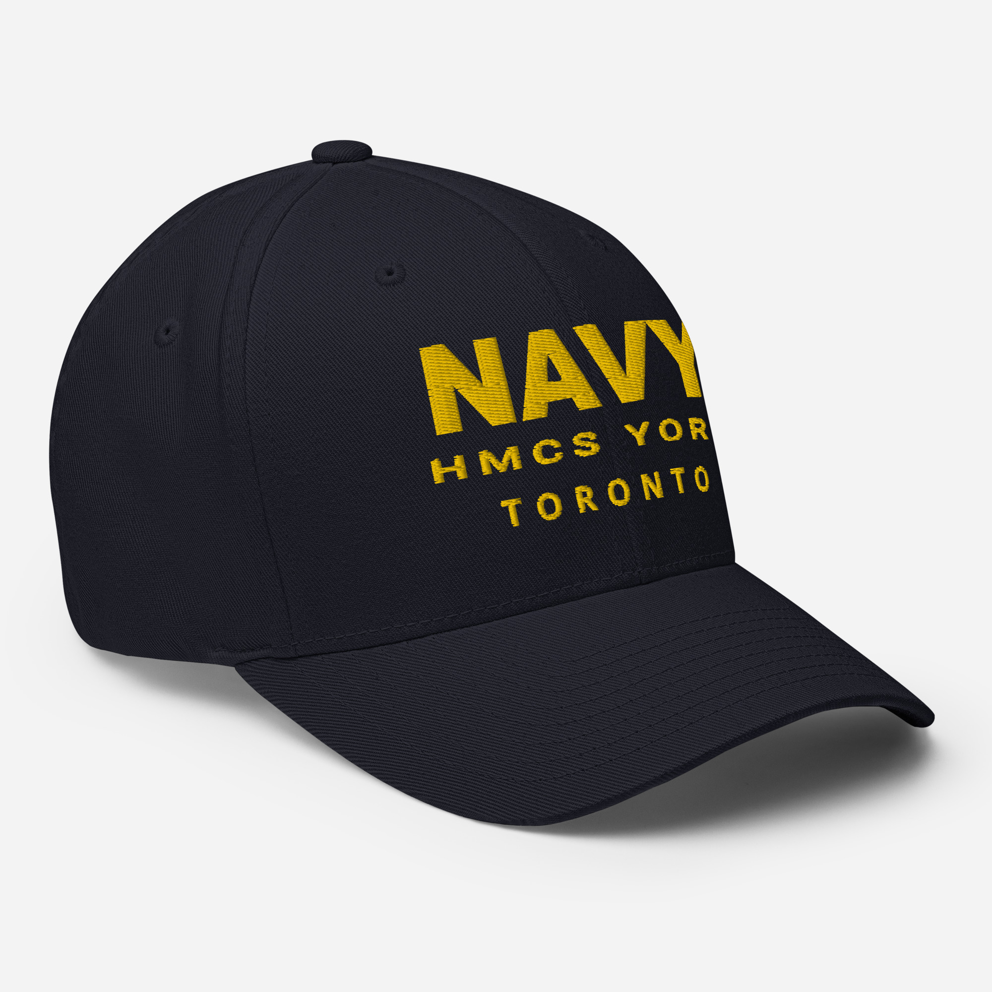 NAVY HMCS YORK Structured Twill Cap (Gold Thread) - Image 9