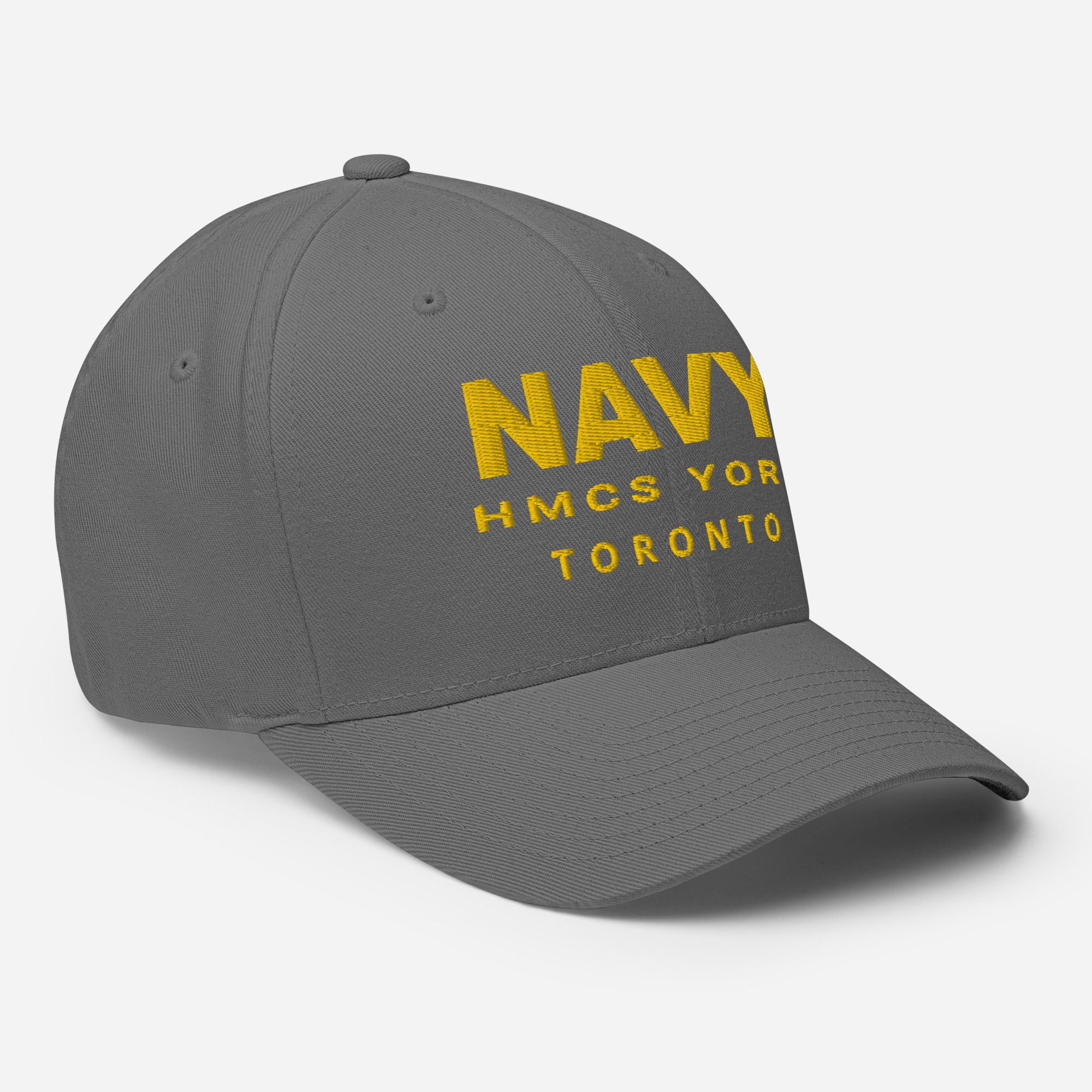 NAVY HMCS YORK Structured Twill Cap (Gold Thread) - Image 36