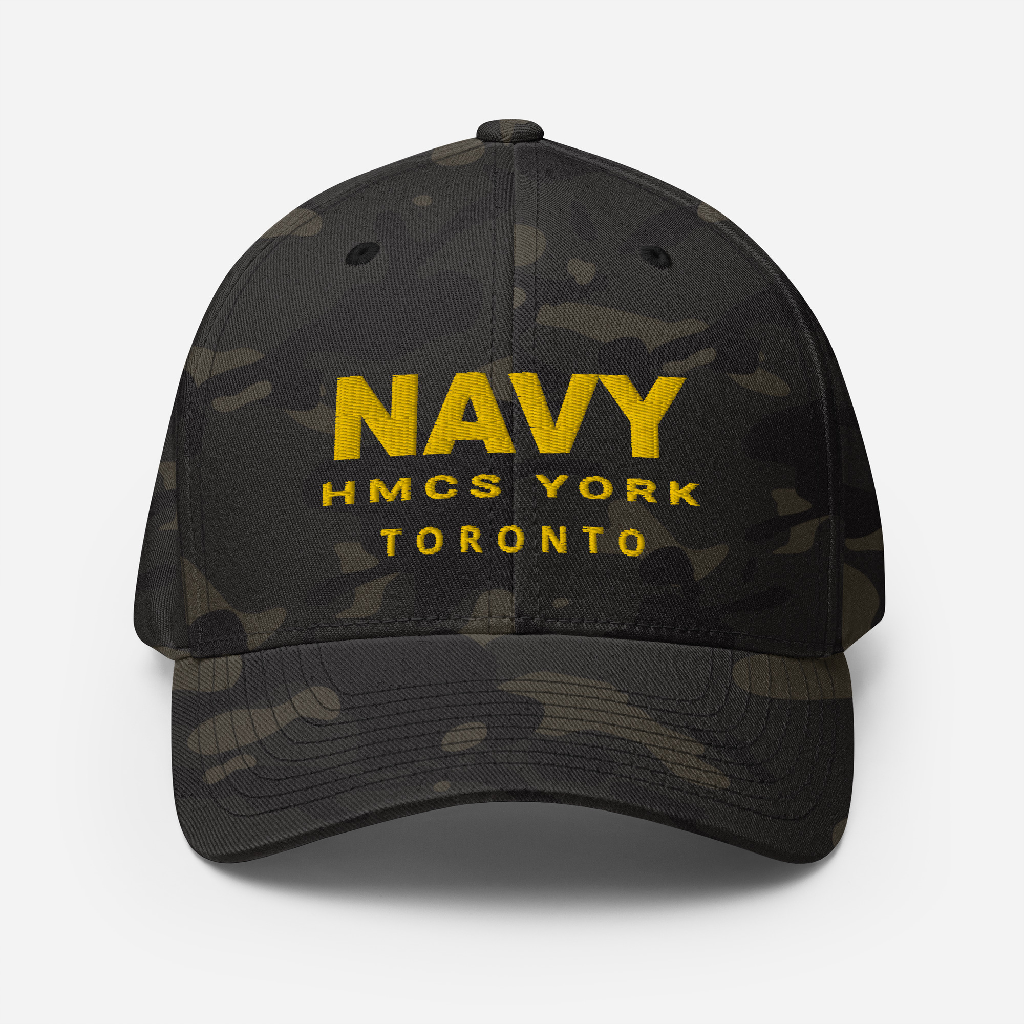NAVY HMCS YORK Structured Twill Cap (Gold Thread) - Image 2
