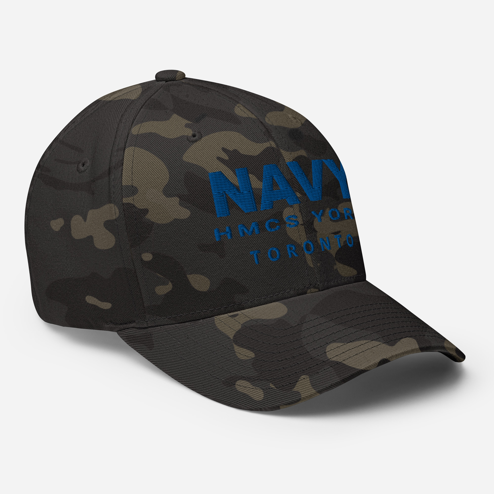NAVY HMCS YORK Structured Twill Cap (Blue Thread) - Image 5