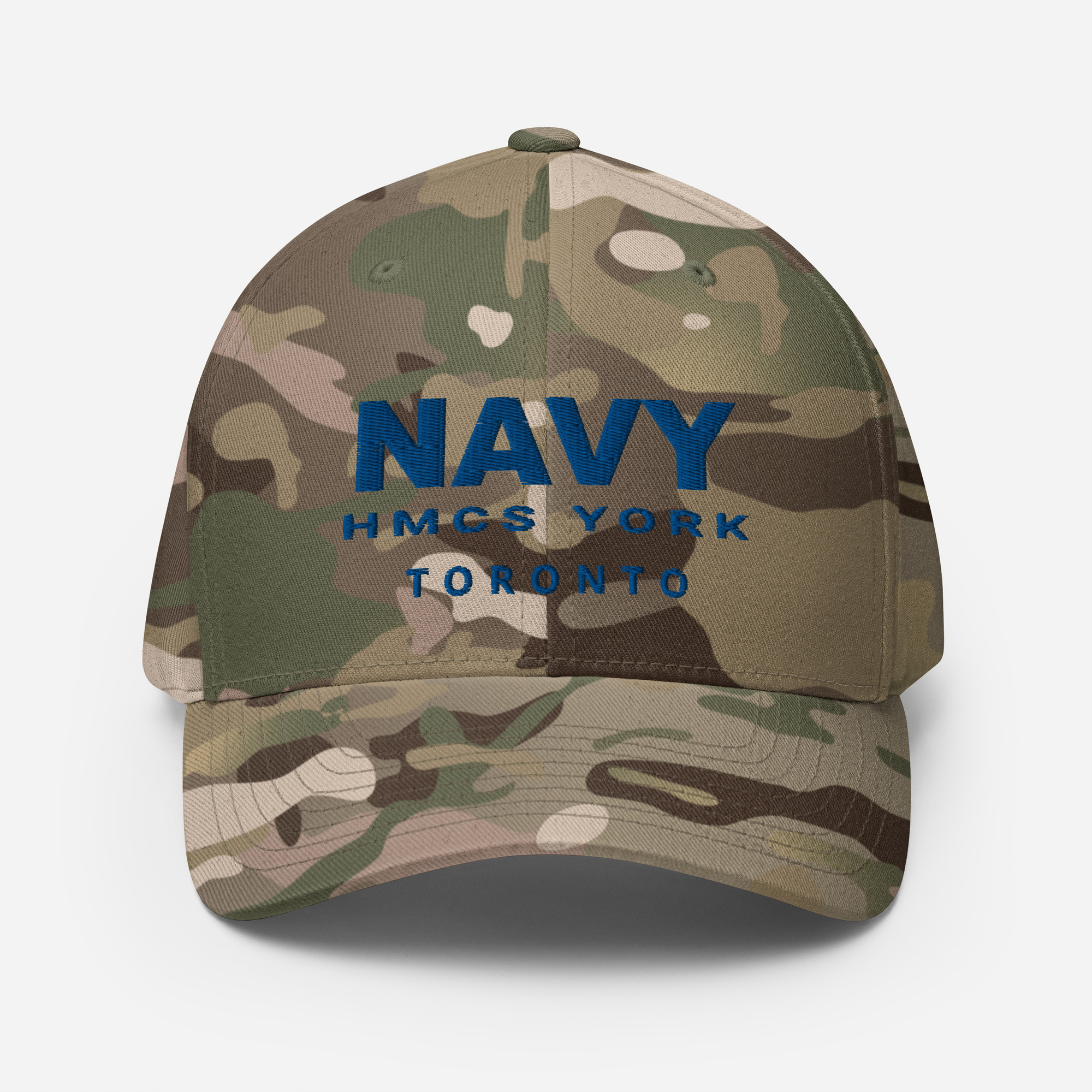NAVY HMCS YORK Structured Twill Cap (Blue Thread) - Image 22