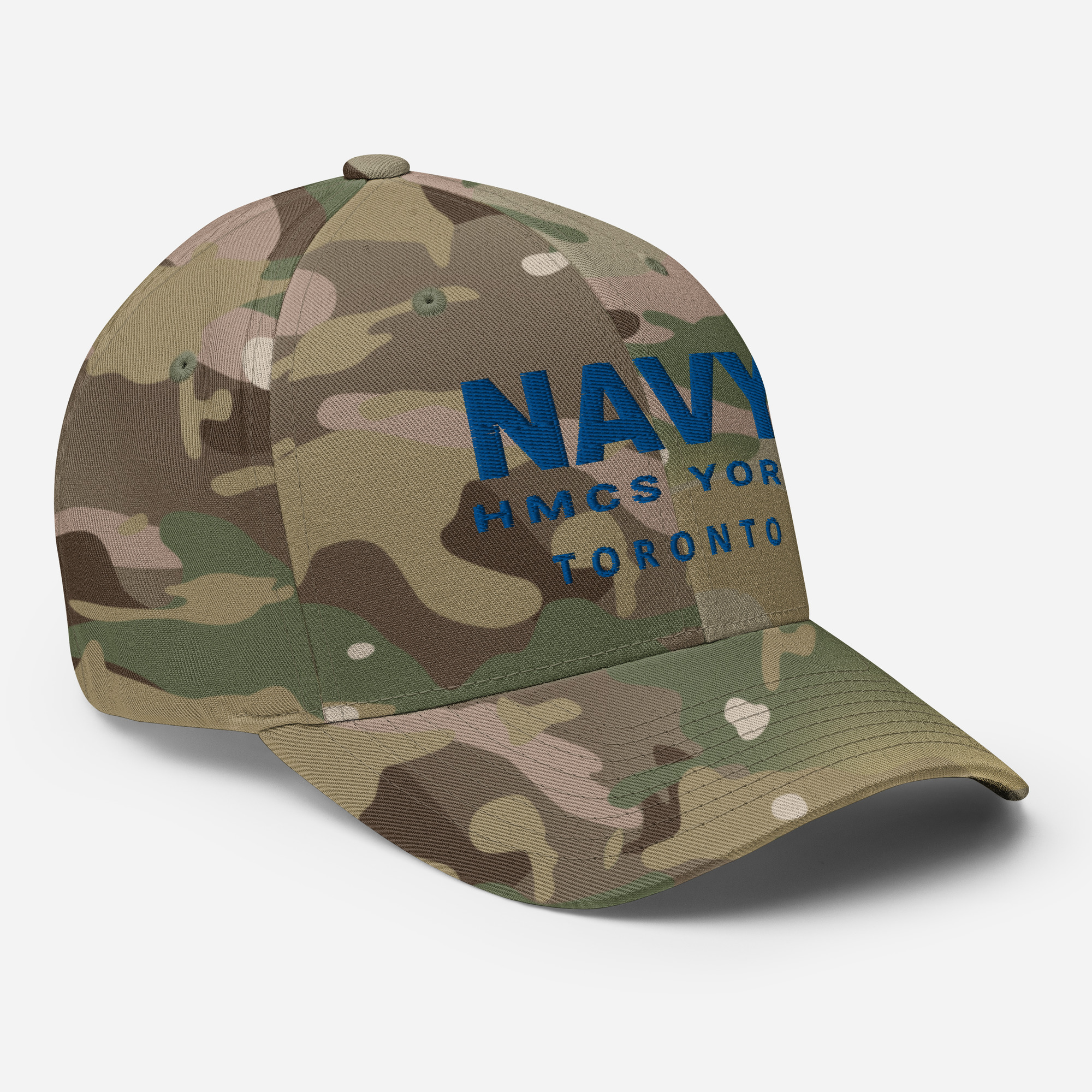 NAVY HMCS YORK Structured Twill Cap (Blue Thread) - Image 25
