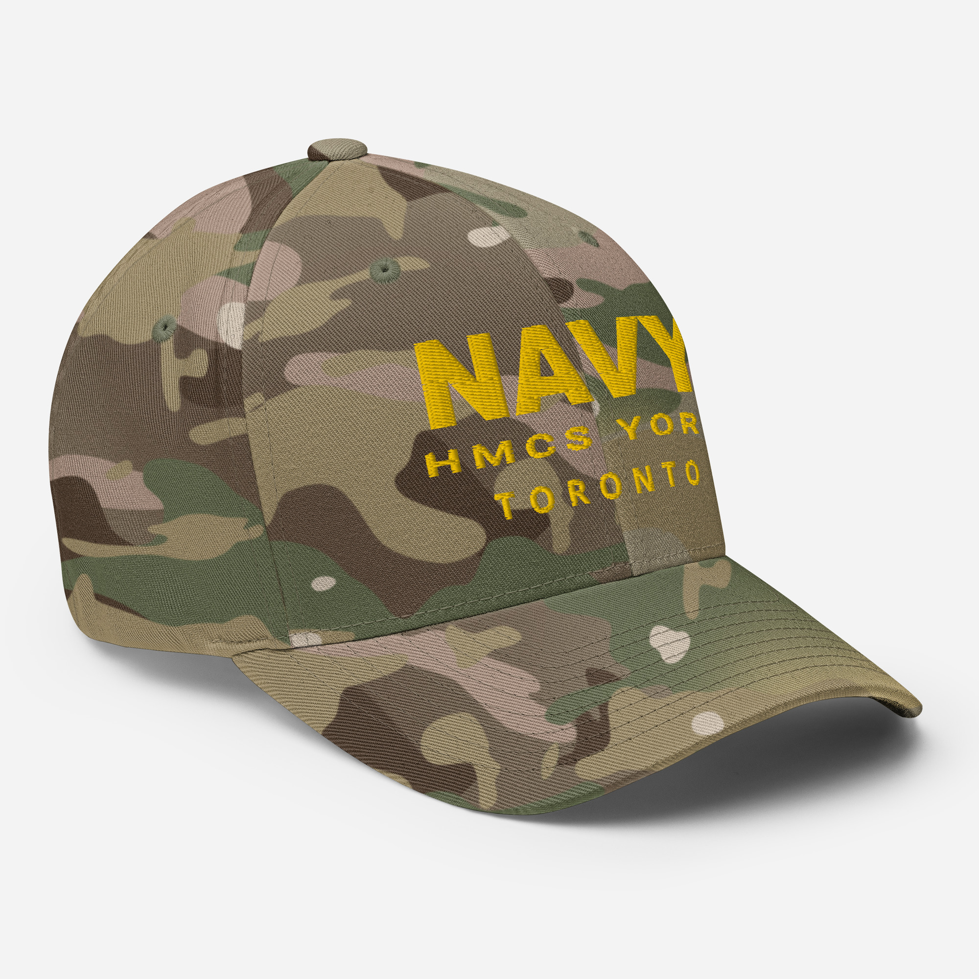 NAVY HMCS YORK Structured Twill Cap (Gold Thread) - Image 32