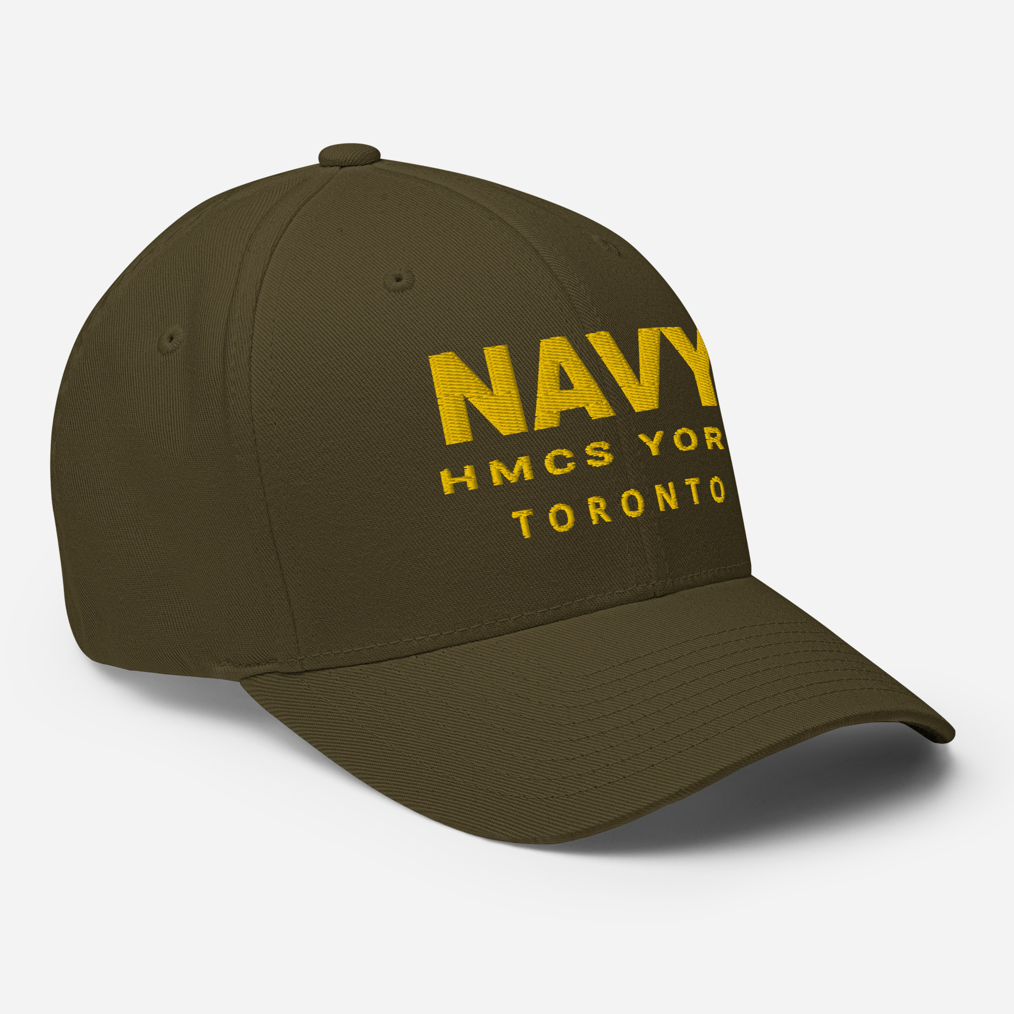 NAVY HMCS YORK Structured Twill Cap (Gold Thread) - Image 24