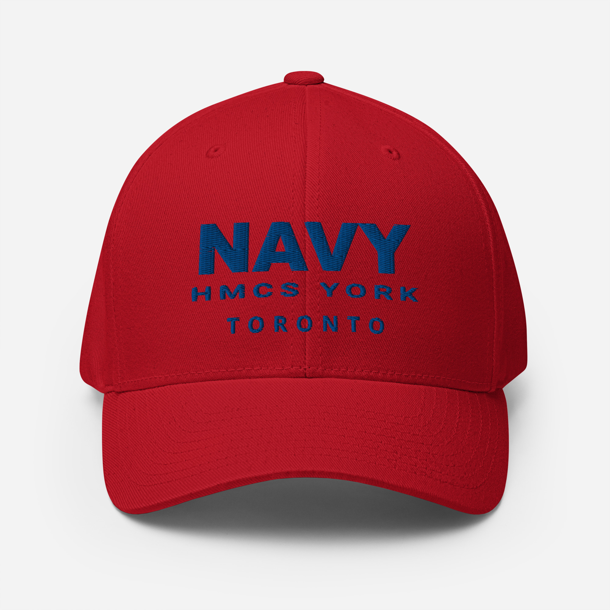 NAVY HMCS YORK Structured Twill Cap (Blue Thread) - Image 14