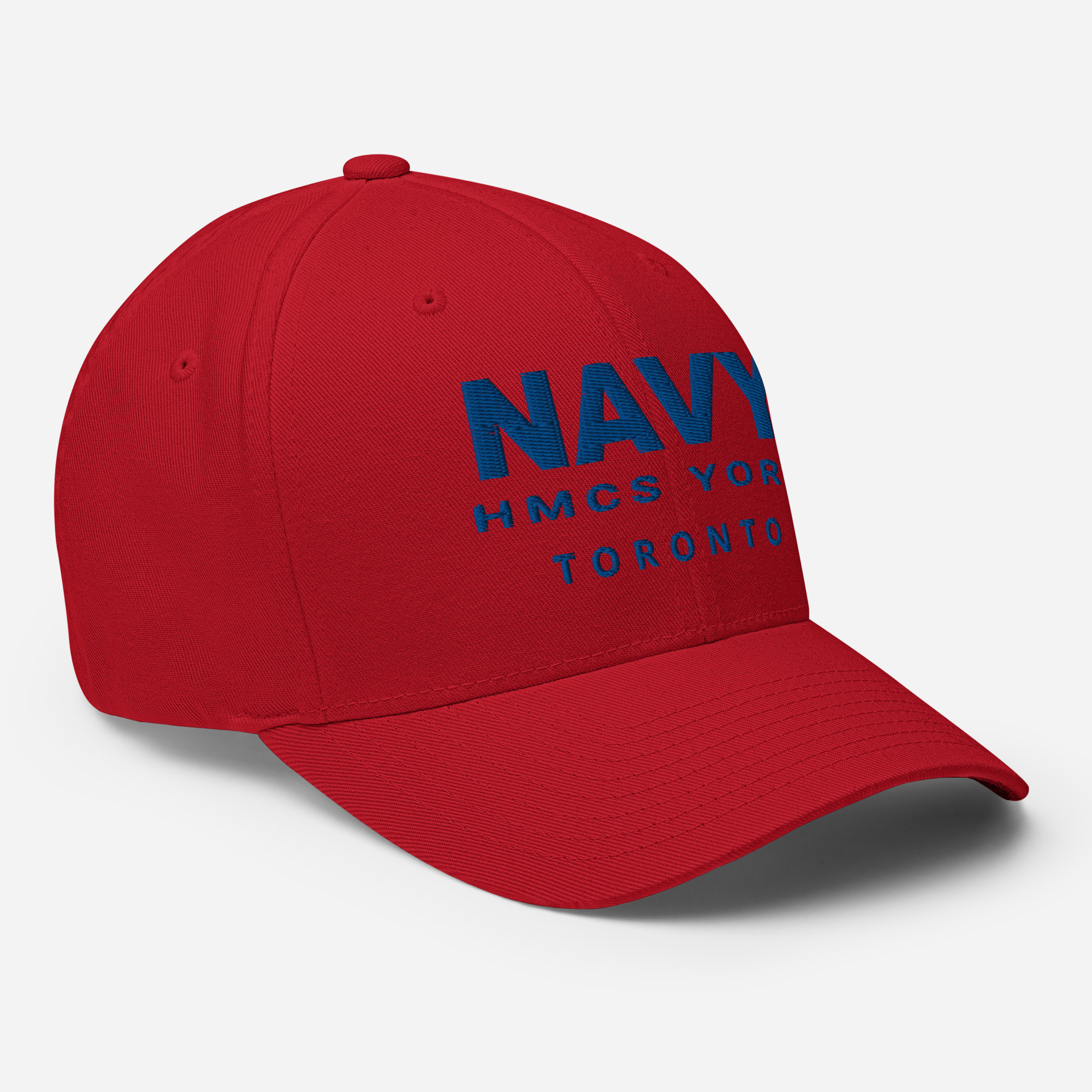 NAVY HMCS YORK Structured Twill Cap (Blue Thread) - Image 17