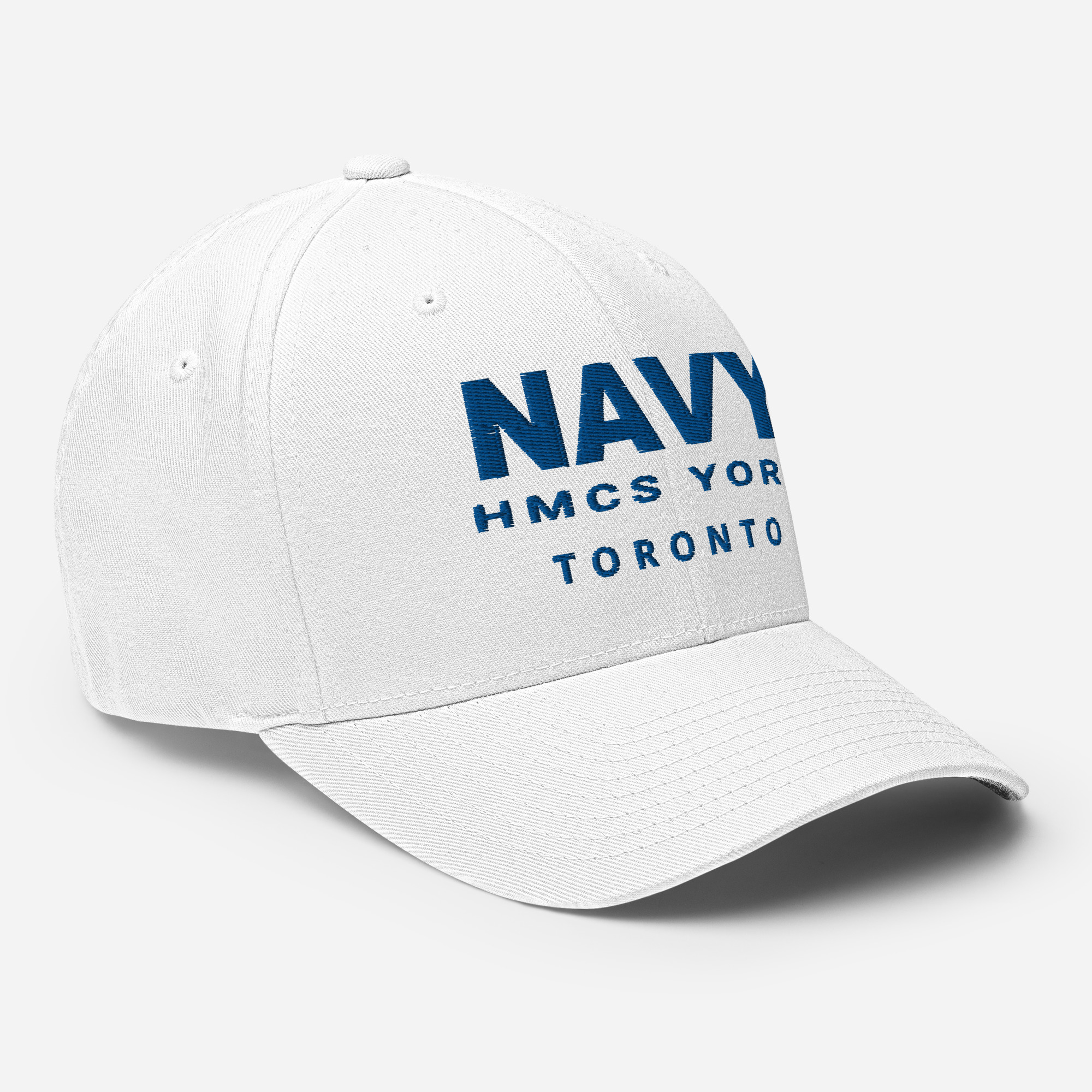 NAVY HMCS YORK Structured Twill Cap (Blue Thread) - Image 36