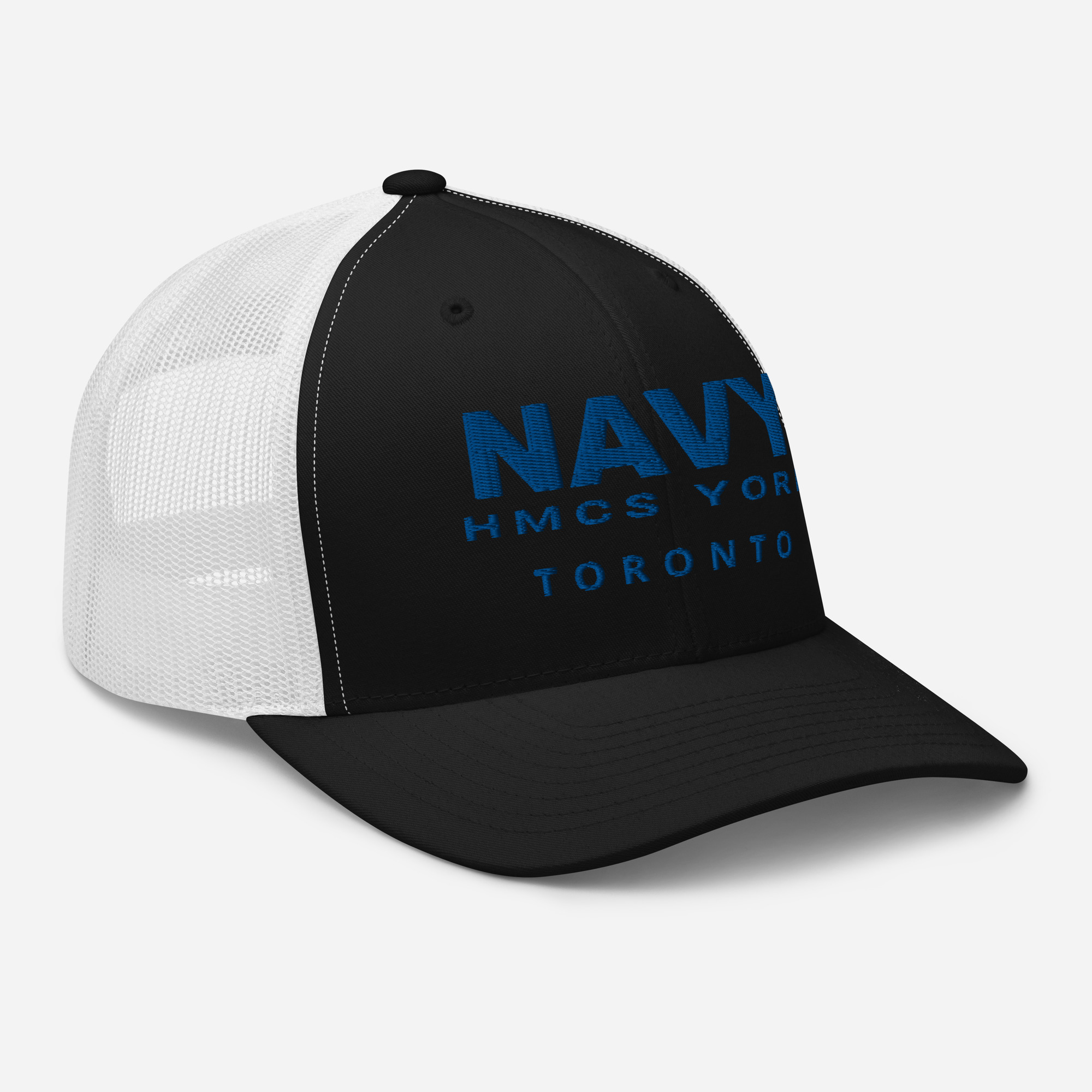NAVY HMCS YORK Trucker Cap (Blue Thread) - Image 8
