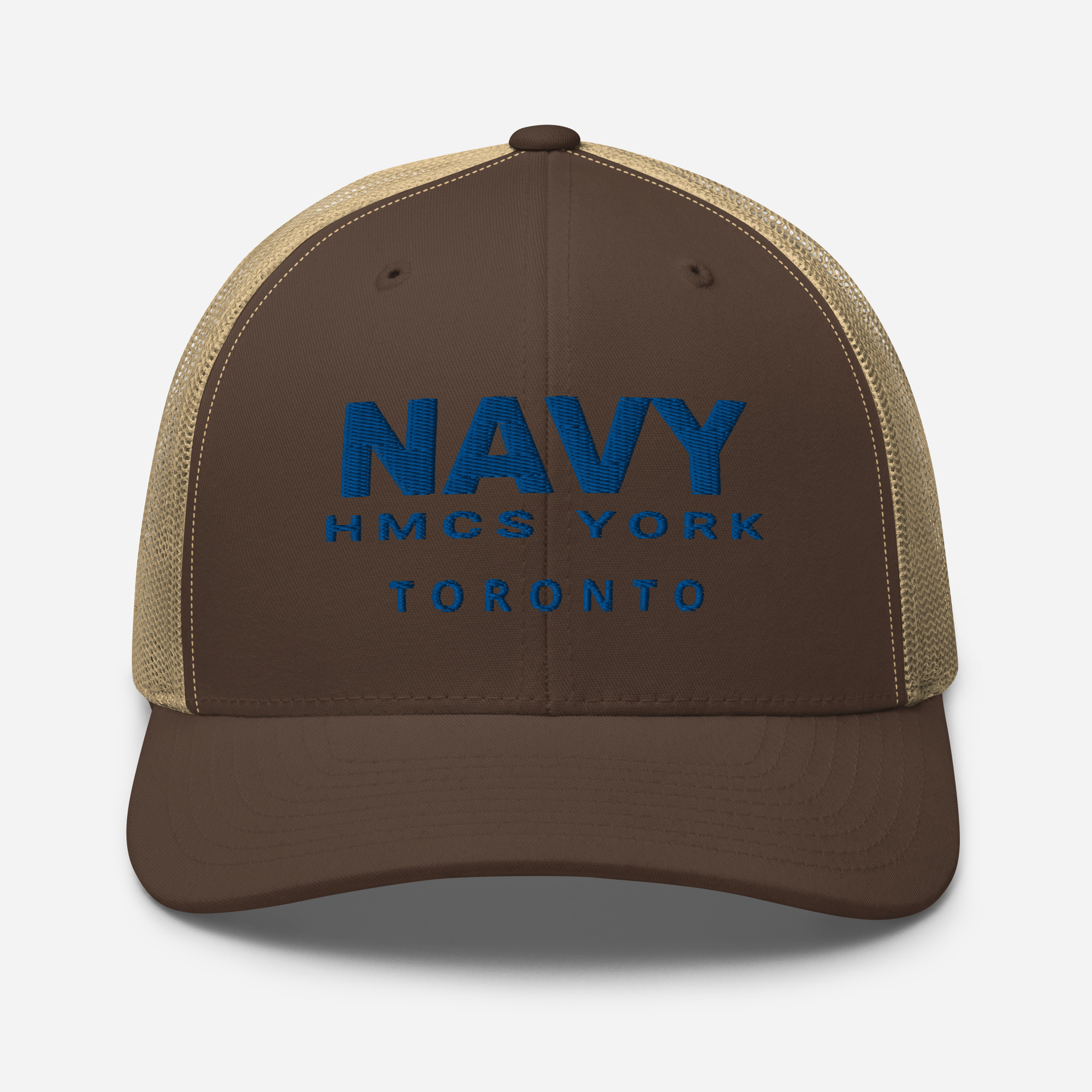 NAVY HMCS YORK Trucker Cap (Blue Thread) - Image 26