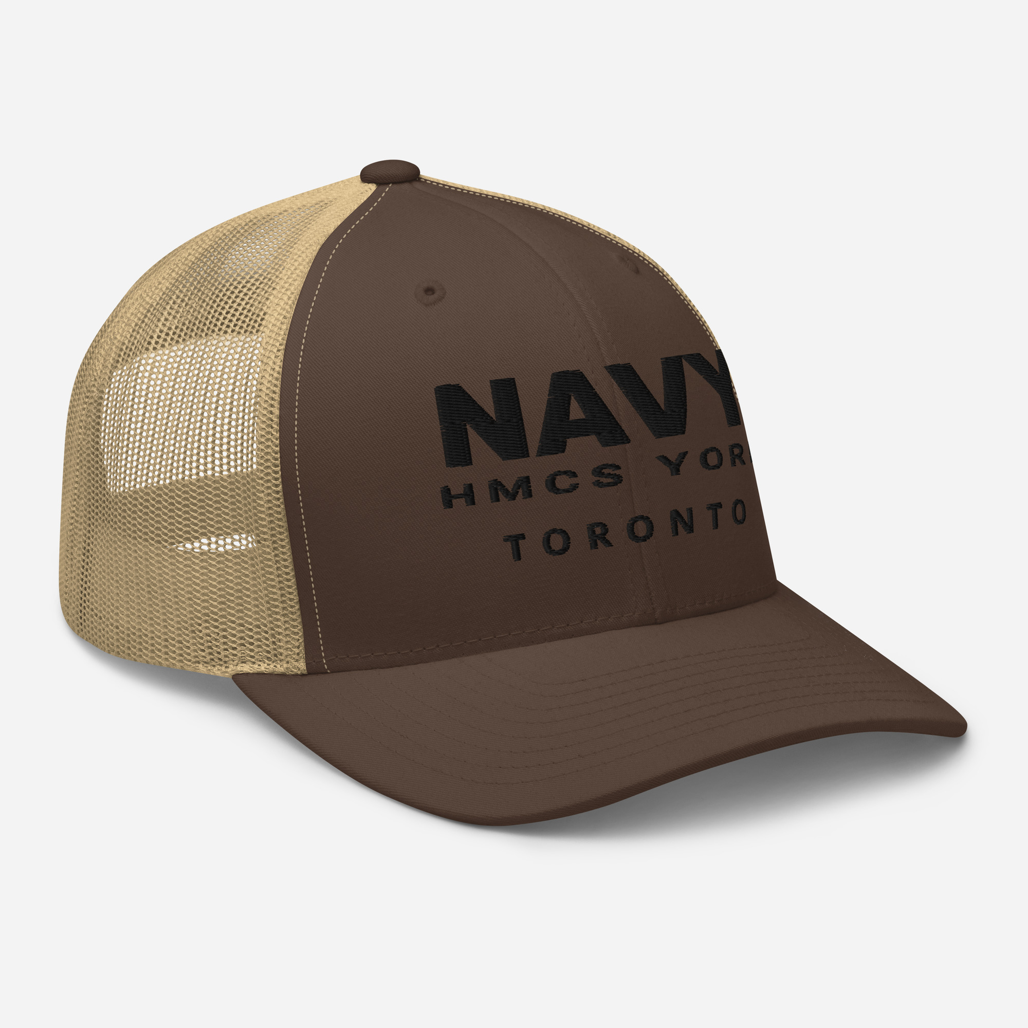 NAVY HMCS YORK Trucker Cap (Black Thread) - Image 21