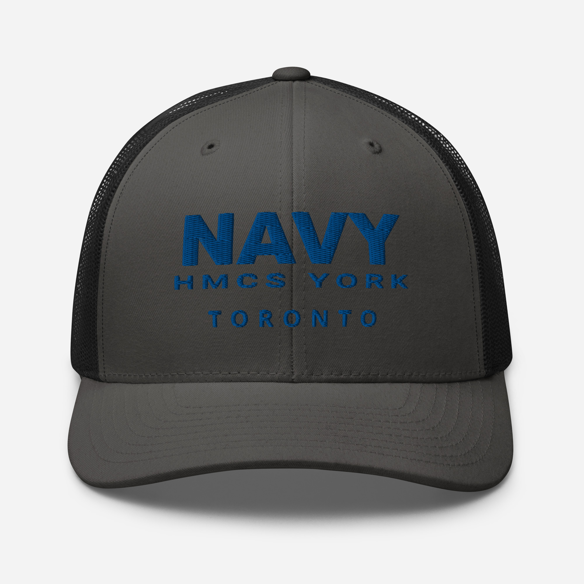 NAVY HMCS YORK Trucker Cap (Blue Thread) - Image 18