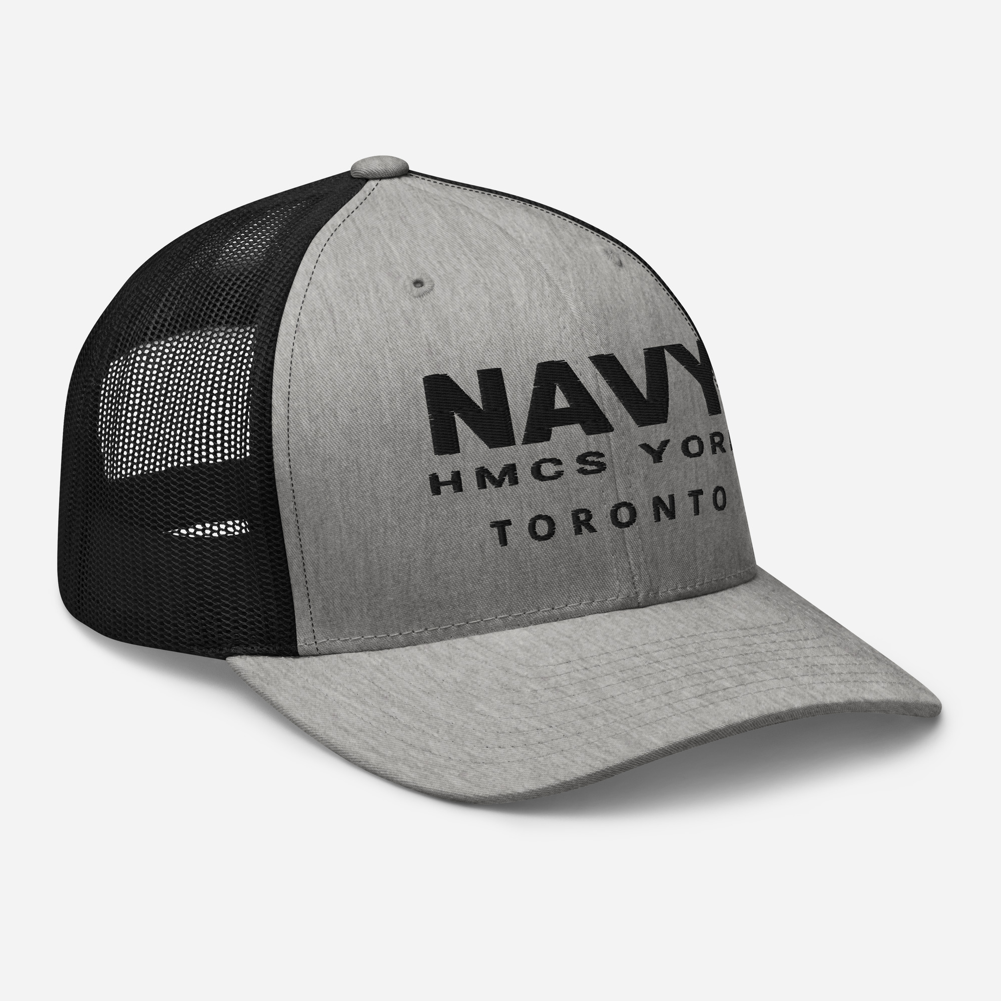 NAVY HMCS YORK Trucker Cap (Black Thread) - Image 24