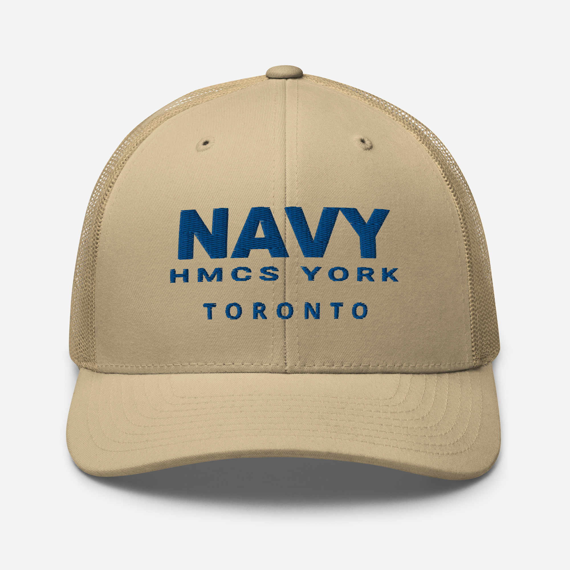 NAVY HMCS YORK Trucker Cap (Blue Thread) - Image 38