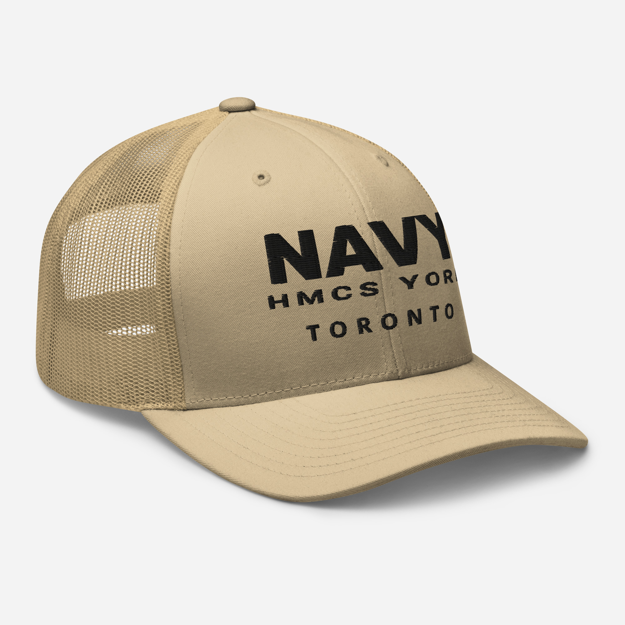 NAVY HMCS YORK Trucker Cap (Black Thread) - Image 28