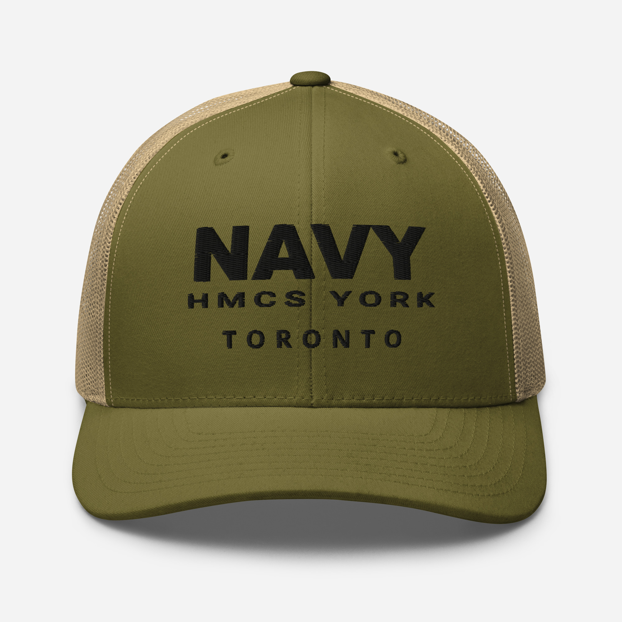 NAVY HMCS YORK Trucker Cap (Black Thread) - Image 30