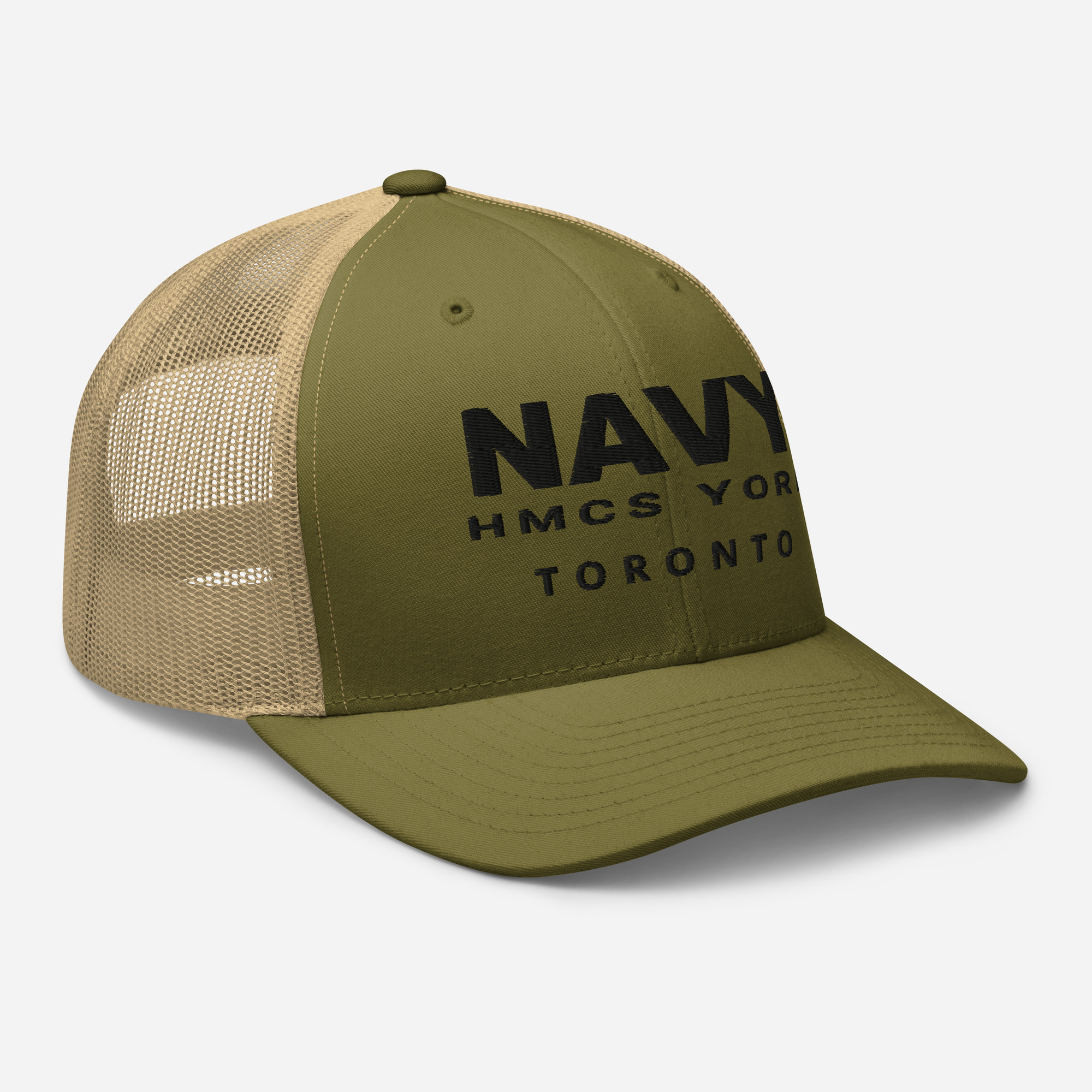 NAVY HMCS YORK Trucker Cap (Black Thread) - Image 32