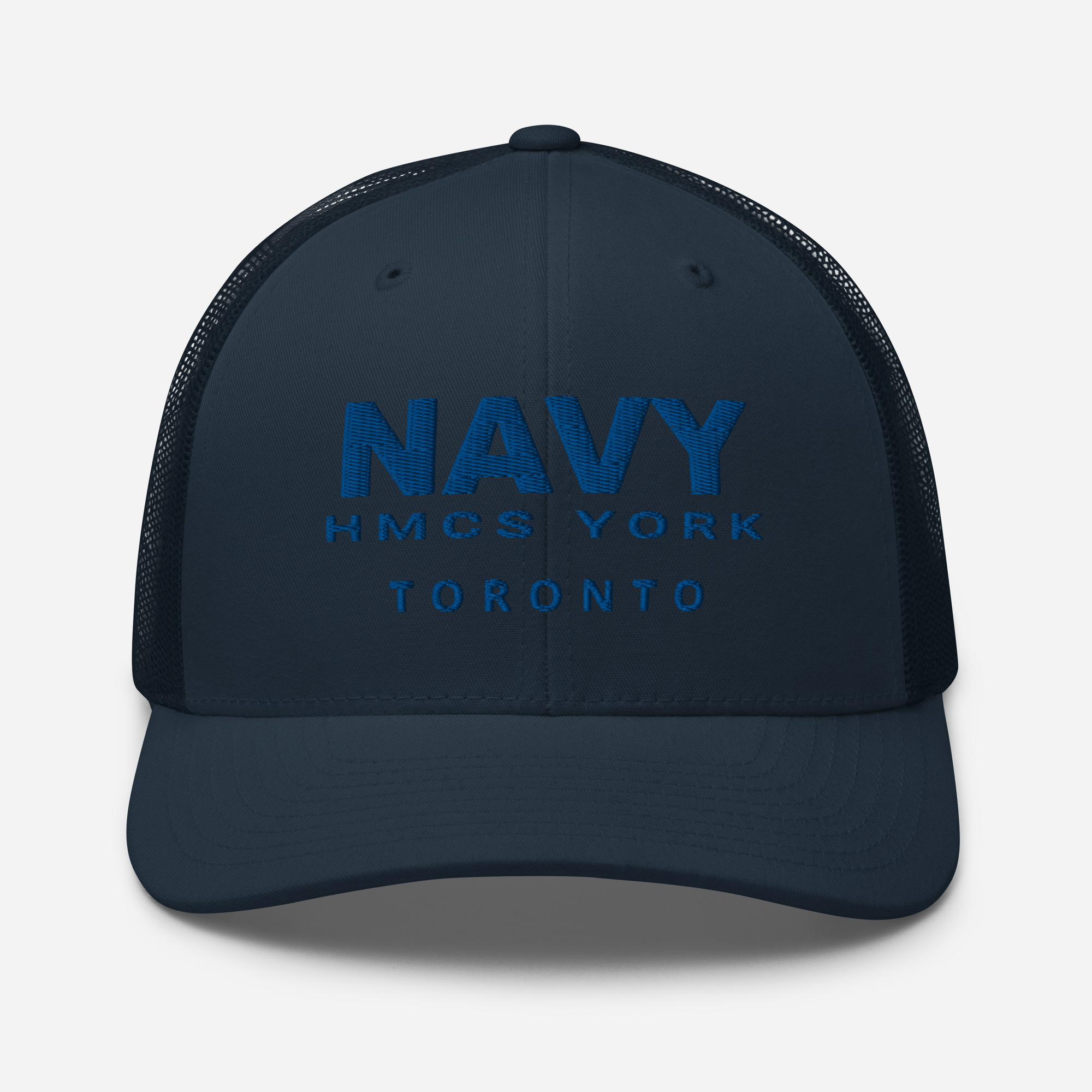 NAVY HMCS YORK Trucker Cap (Blue Thread) - Image 10
