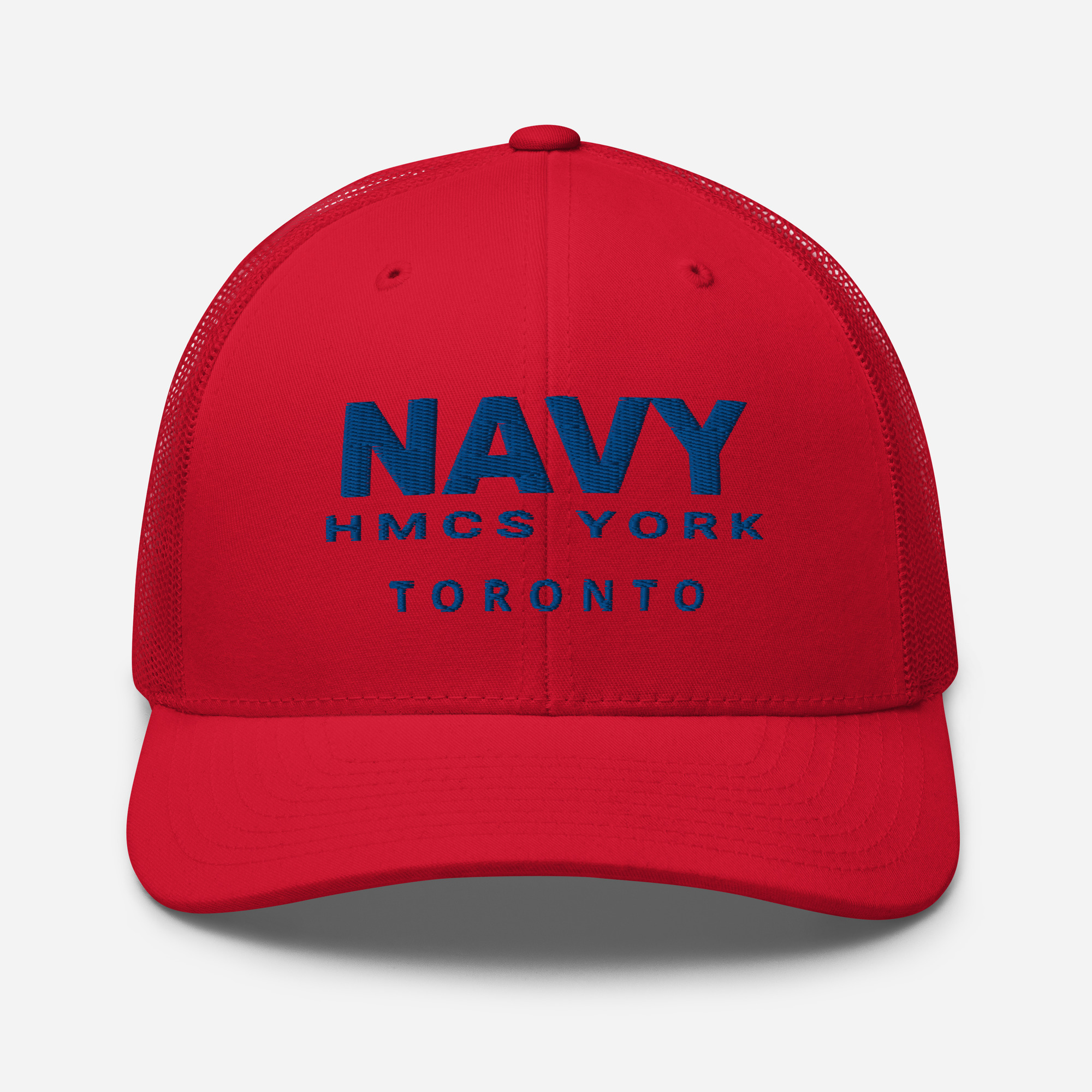 NAVY HMCS YORK Trucker Cap (Blue Thread) - Image 22