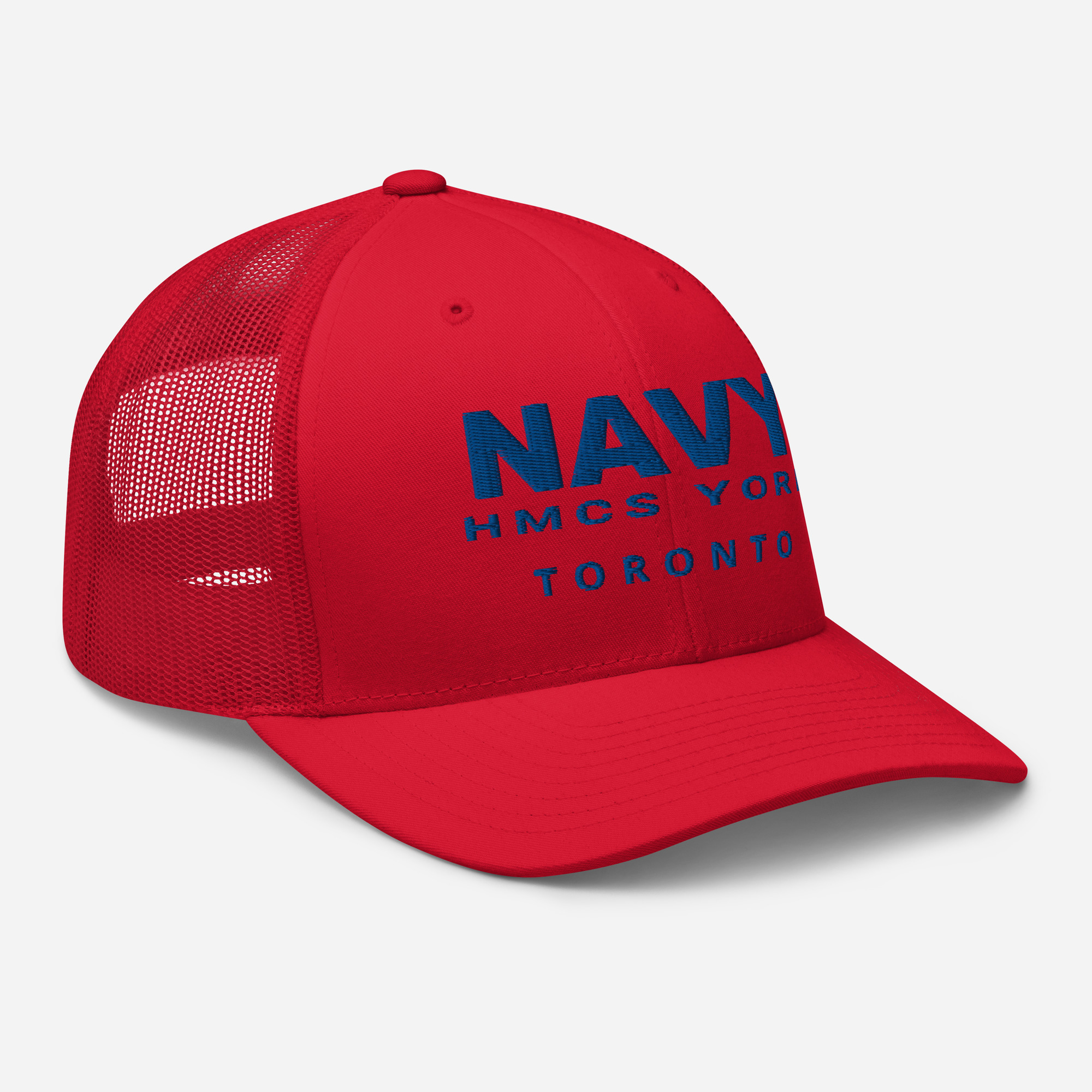NAVY HMCS YORK Trucker Cap (Blue Thread) - Image 24