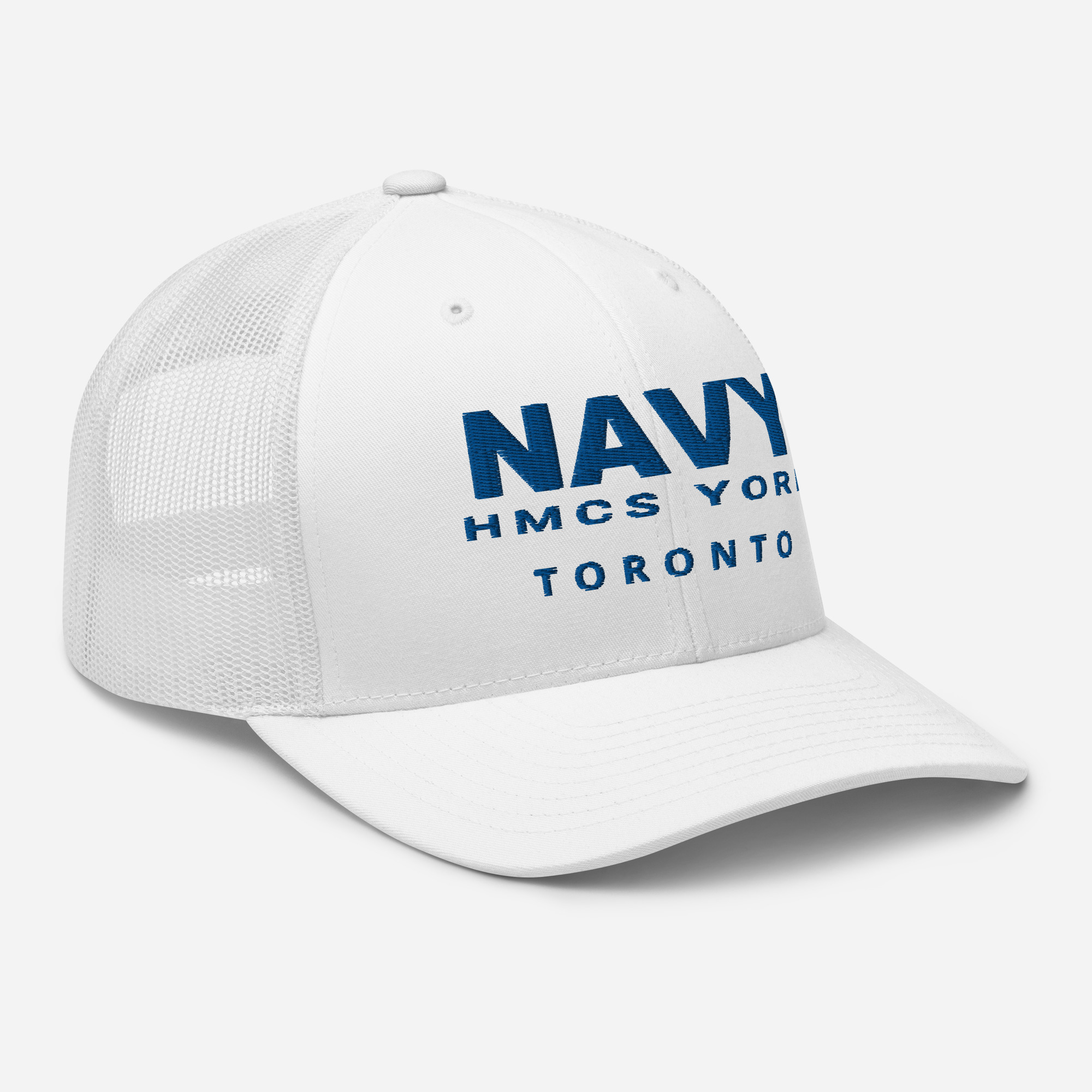 NAVY HMCS YORK Trucker Cap (Blue Thread) - Image 48