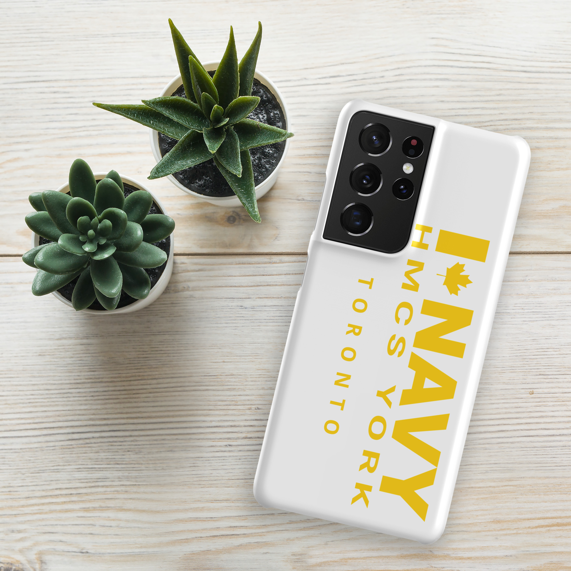 NAVY HMCS YORK Snap case for Samsung® (Yellow Text) - Image 9