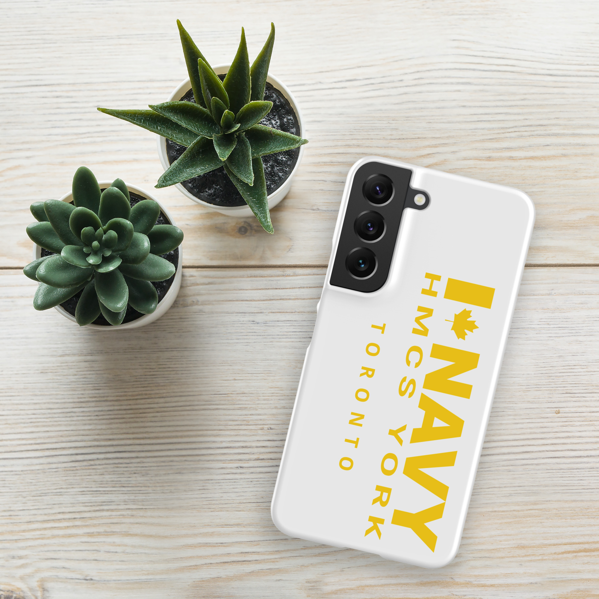 NAVY HMCS YORK Snap case for Samsung® (Yellow Text) - Image 11